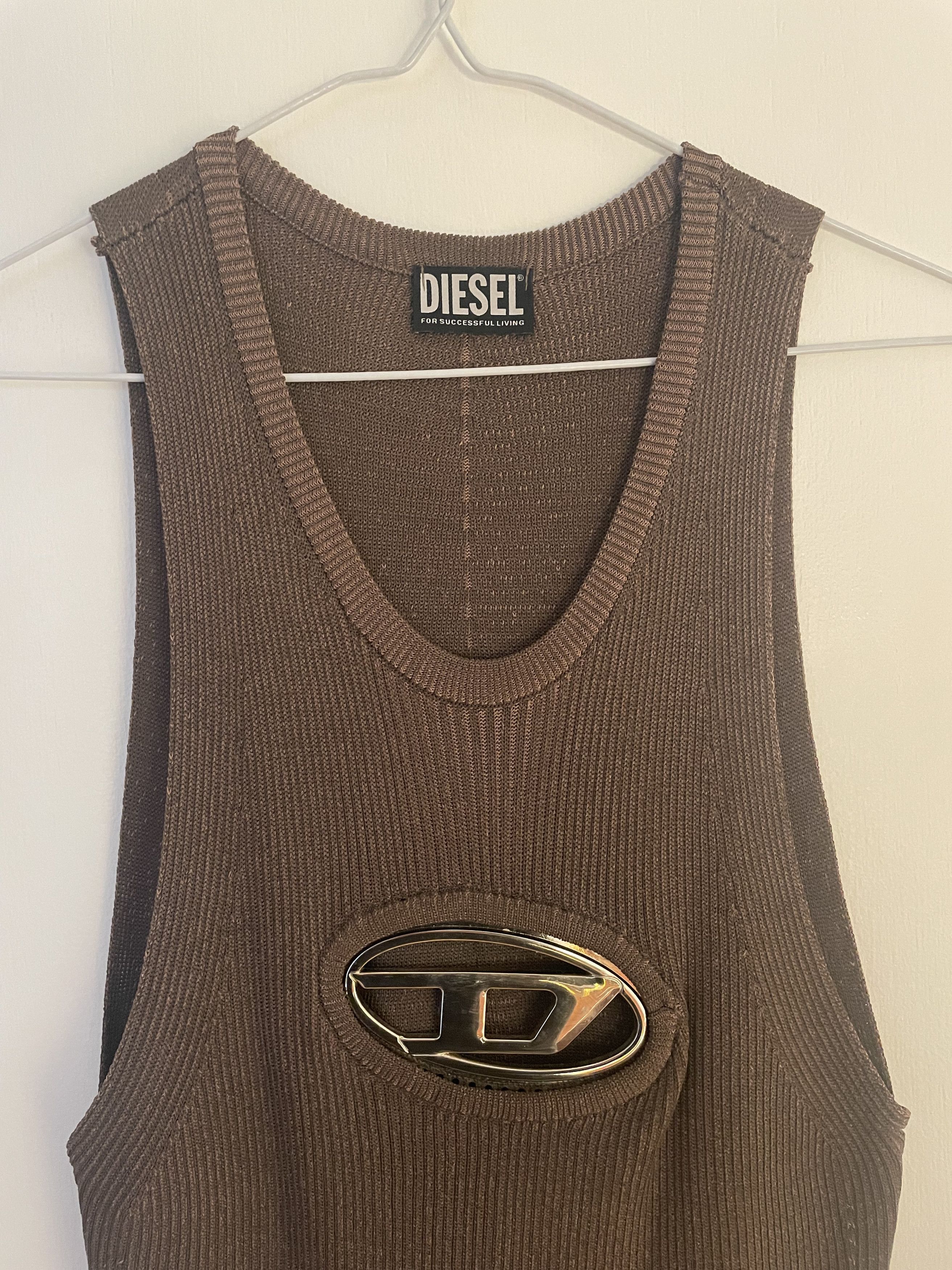 Diesel Brown M-Onerva Tank Top 【公式通販】