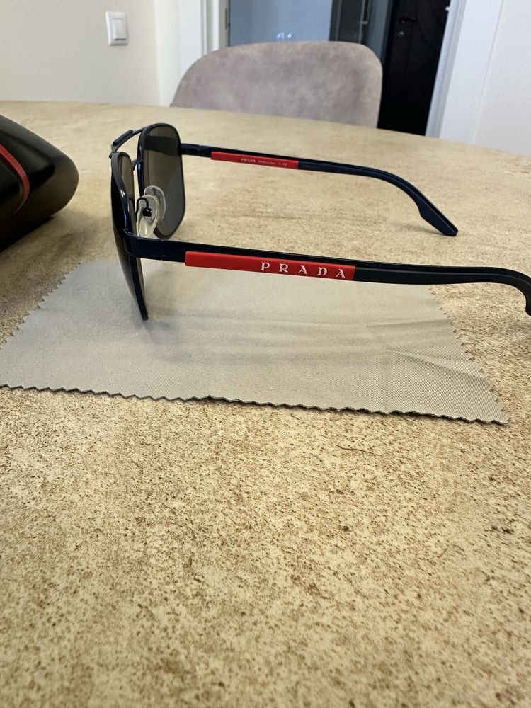 Prada Prada SPS 53X Blue Lens Sunglasses Size ONE SIZE - 4 Thumbnail