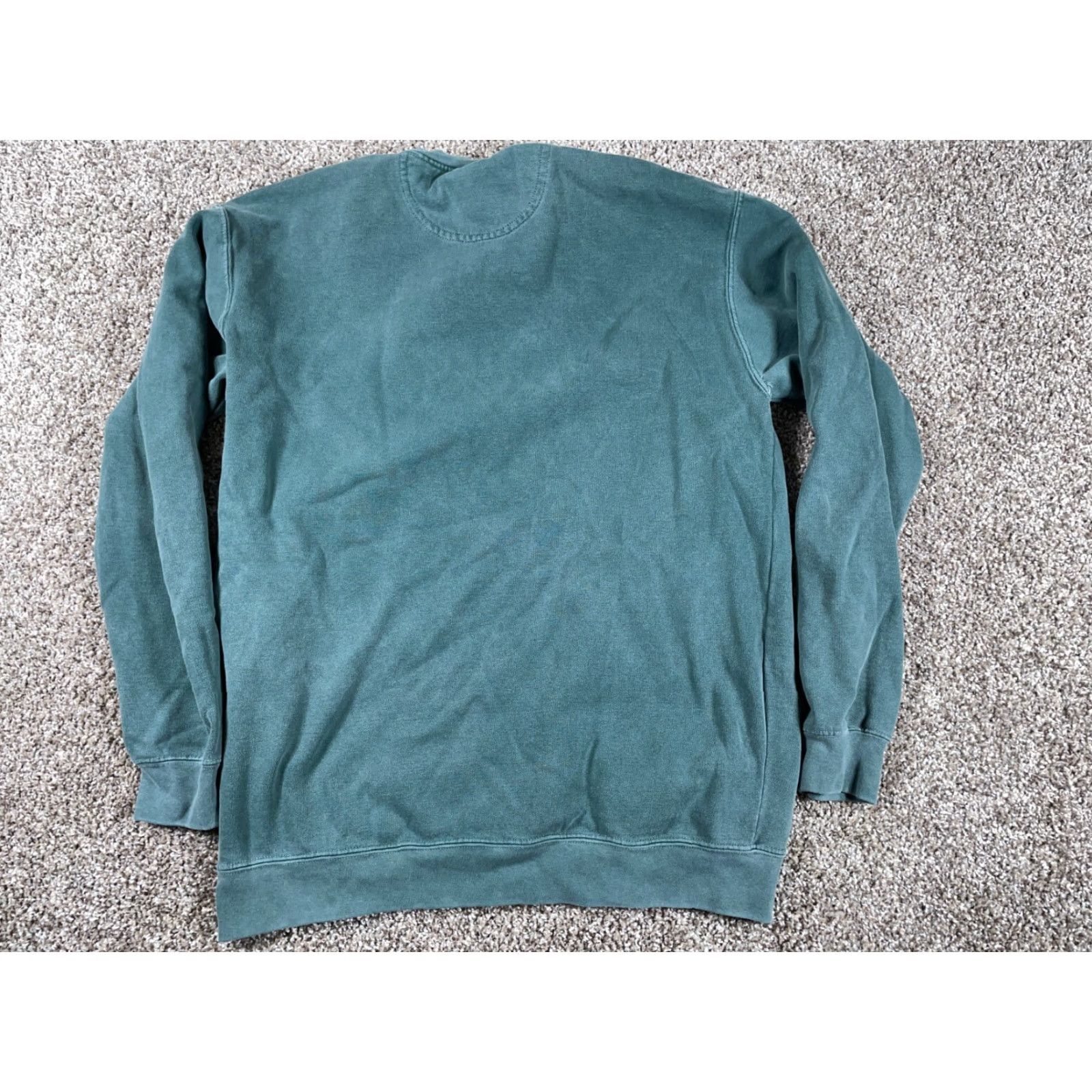 Vintage LGND Supply Co. Garment Dyed Sweatshirt Adult Large Green Graphic Print Cars Mens Size US L / EU 52-54 / 3 - 3 Thumbnail