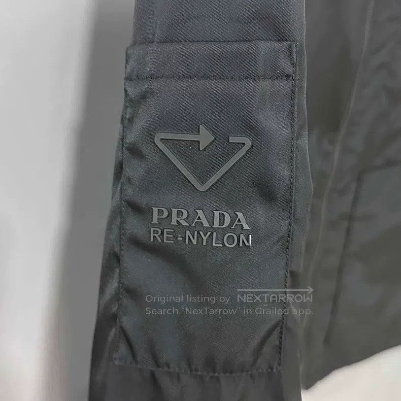 Prada Prada Black recycled nylon triangle label jacket Size US M / EU 48-50 / 2 - 6 Thumbnail