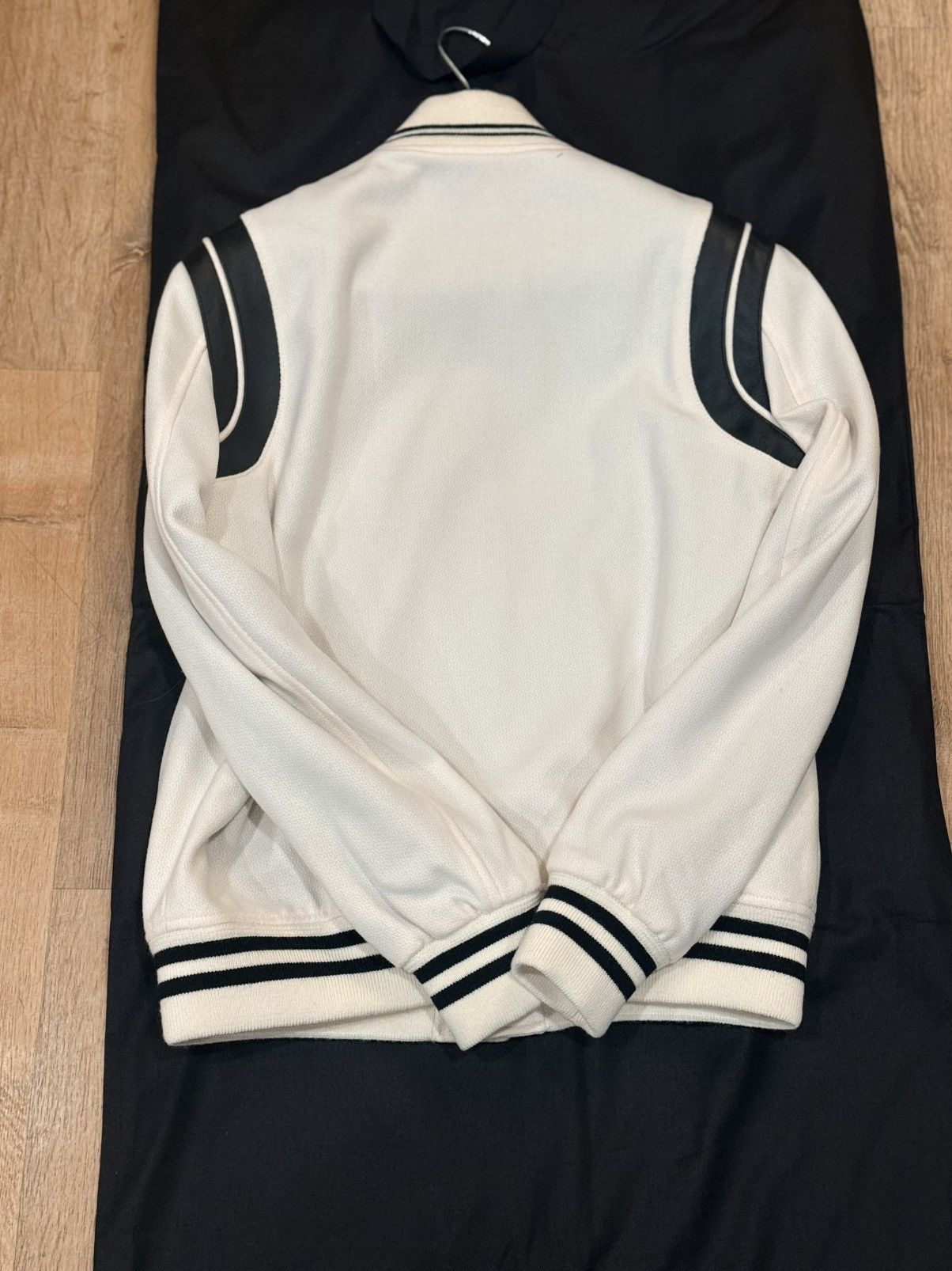 Saint Laurent Paris Saint Laurent Teddy Jacket Size 48 White w/tags Size US M / EU 48-50 / 2 - 2 Thumbnail