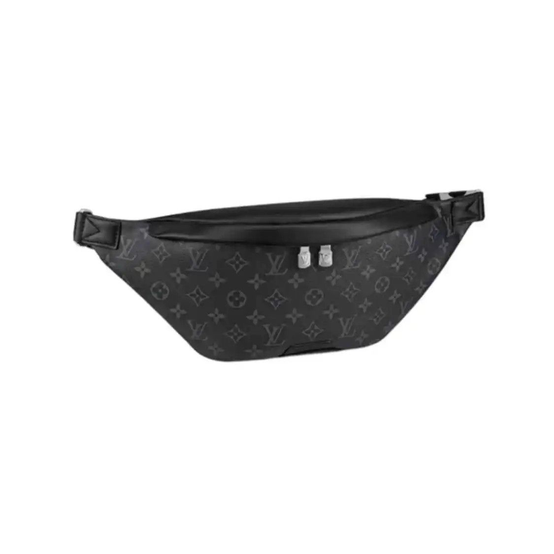 Louis Vuitton LOUIS VUITTON DISCOVERY black coated canvas monogram crossbody bag silver hardwa Size ONE SIZE - 1 Thumbnail