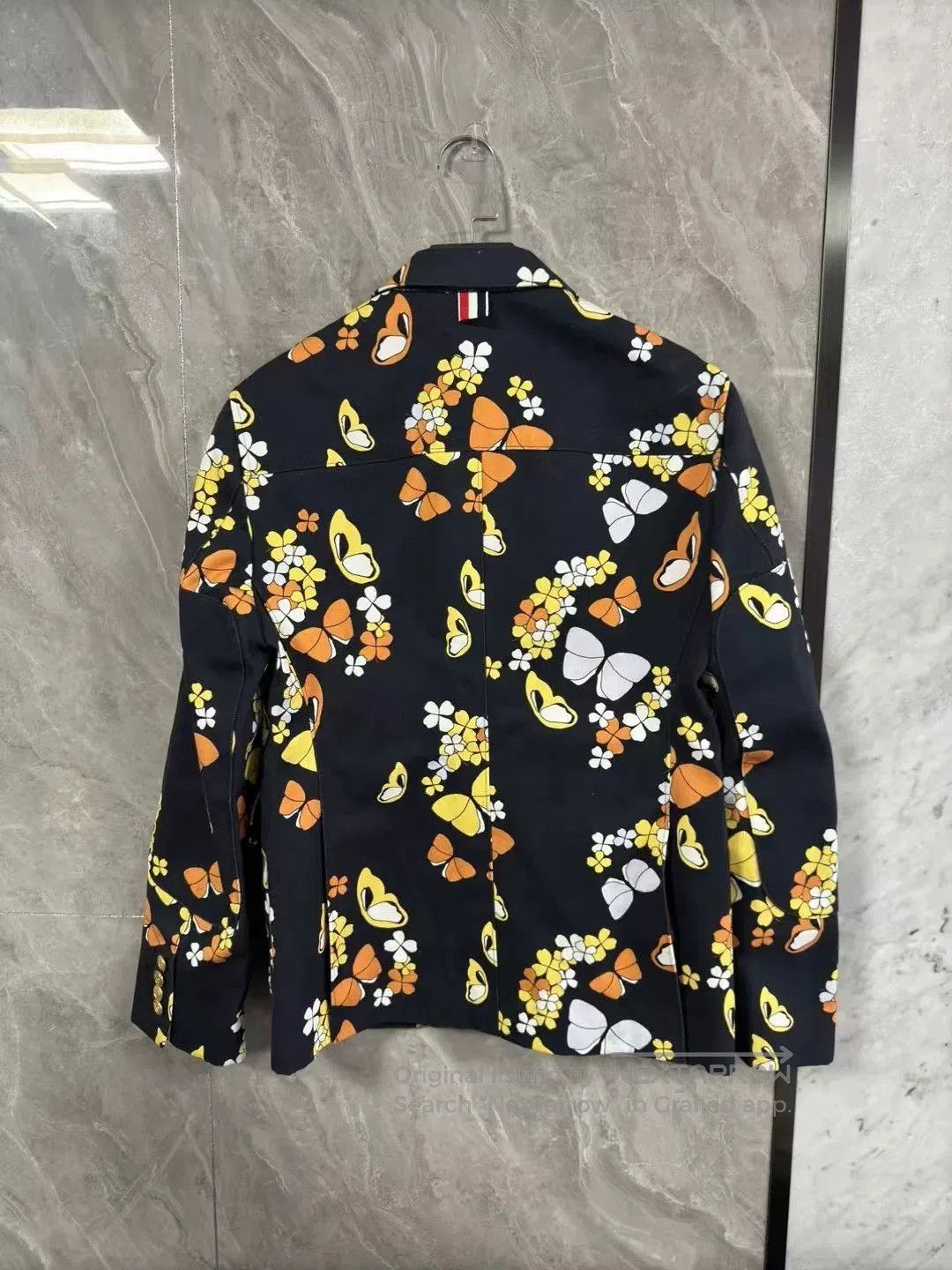 Thom Browne THOM BROWNE Floral Butterfly Blazer. Size XS / US 0-2 / IT 36-38 - 5 Thumbnail