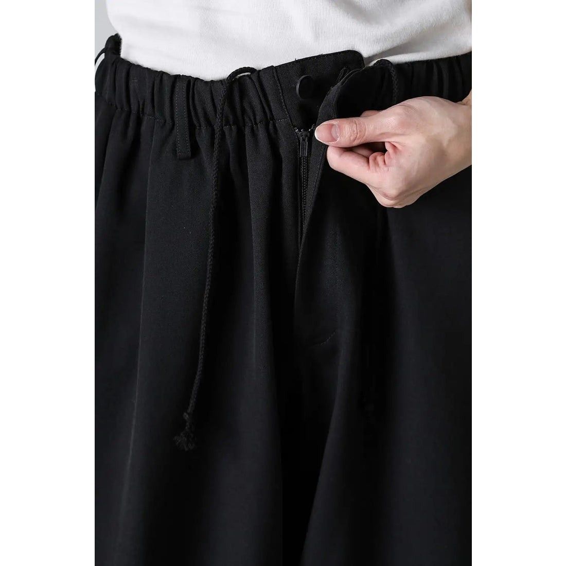 Yohji Yamamoto Yohji Yamamoto Pour Homme - Gathered 9 Part Length Pants Size US 30 / EU 46 - 11 Thumbnail