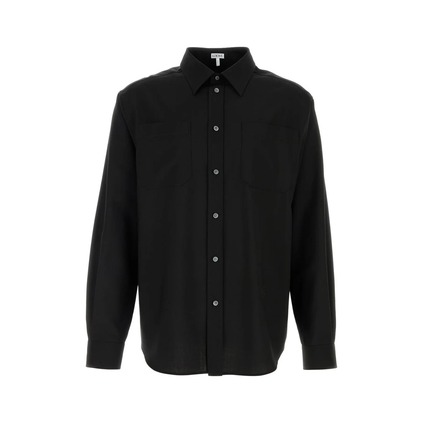 LOEWE Black Wool Shirt New )