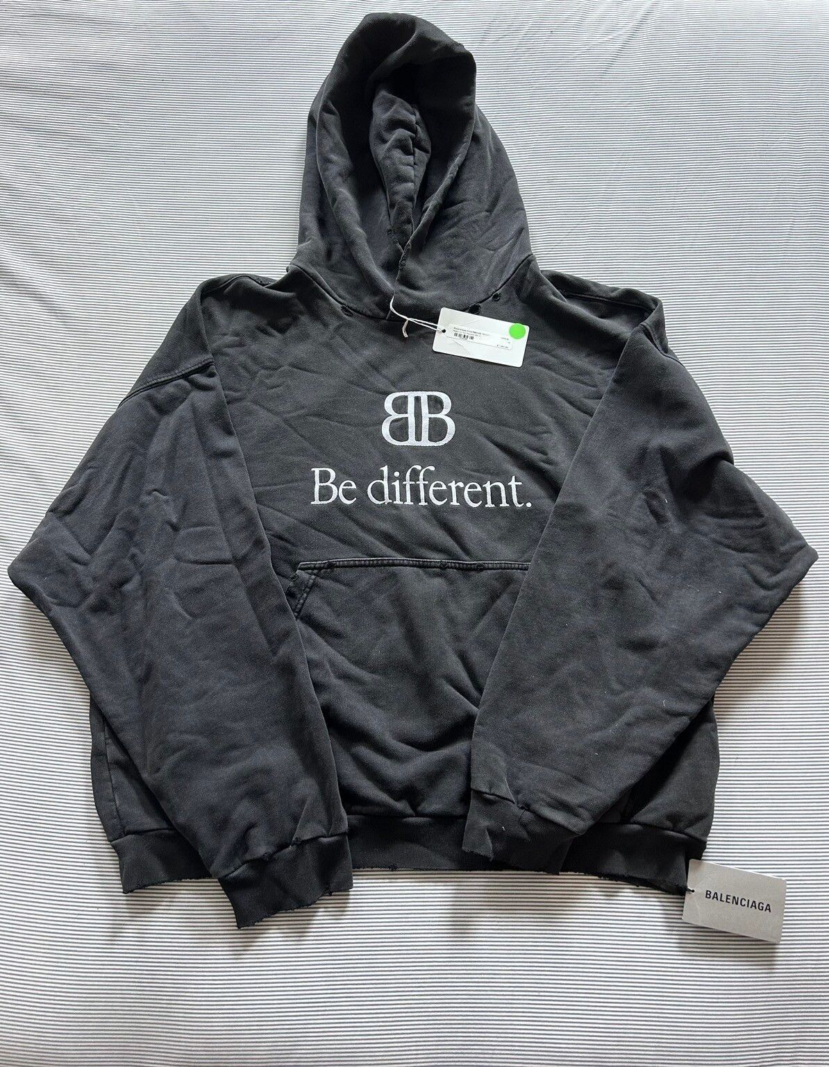 Balenciaga Be Different Hoodie | Grailed