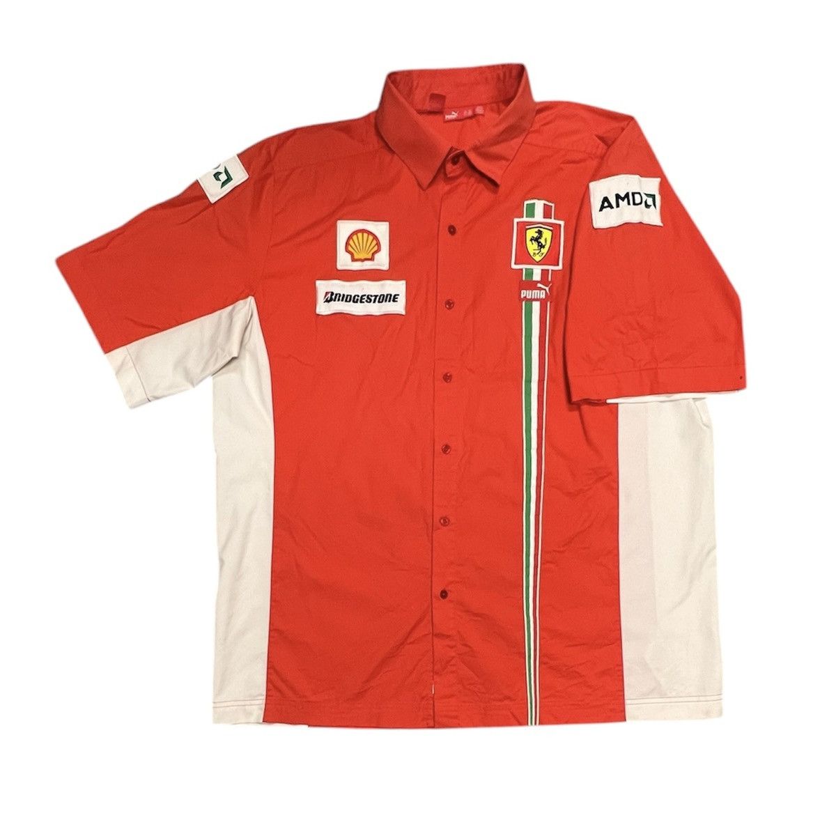 Ferrari × Vintage Vintage FERRARI Formula 1 Racing Shirt - Puma F1 Jersey XXL Size US XXL / EU 58 / 5 - 1 Thumbnail
