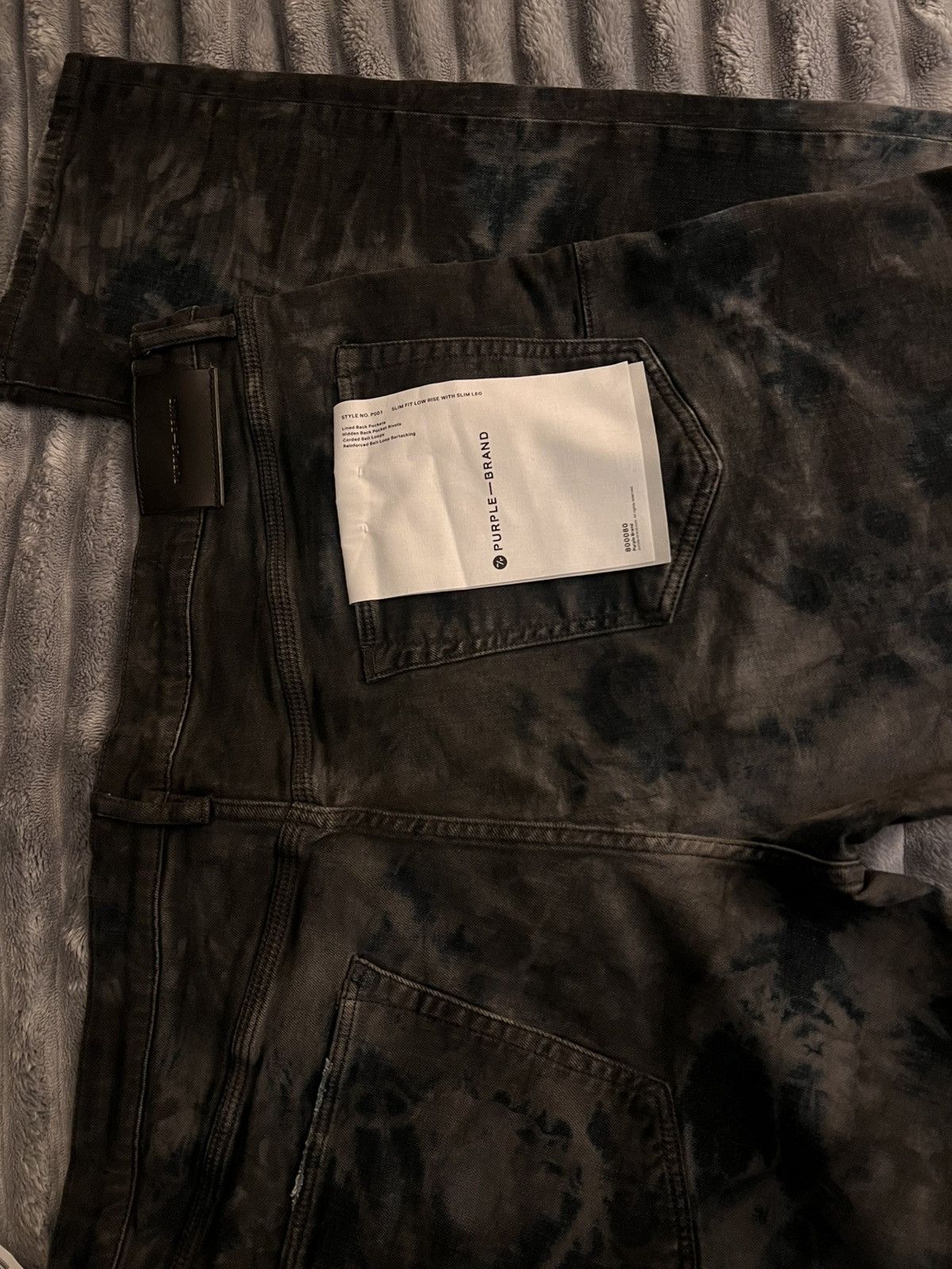 Purple Brand Purple Brand P001 Marbled Jeans Size US 40 / EU 56 - 8 Thumbnail