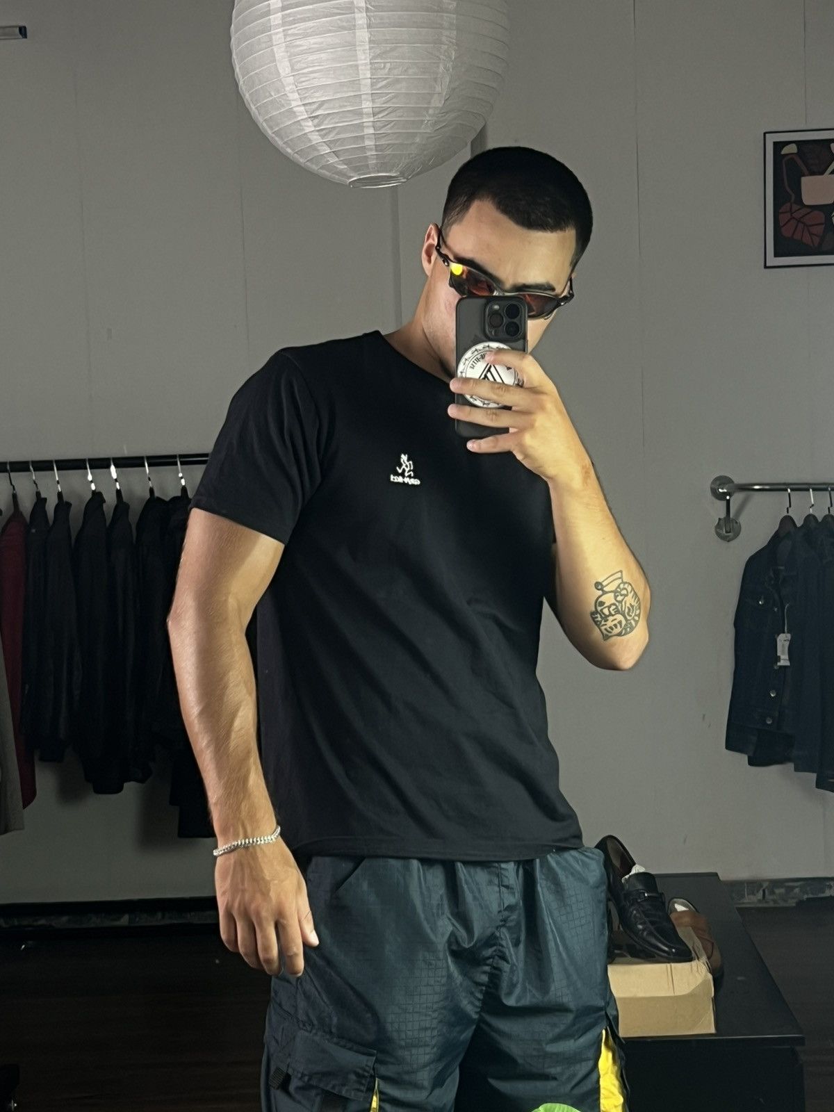 Gramicci Gramicci Big Logo Black Basic T-Shirt Size US S / EU 44-46 / 1 - 3 Thumbnail