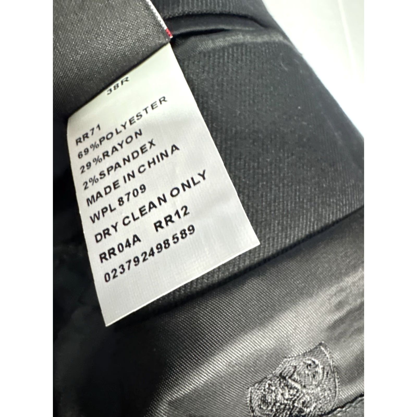 Vintage Rock & Republic Blazer Slim Fit Sport Coat 38R Black Mens New W Tags Size 38R - 7 Thumbnail