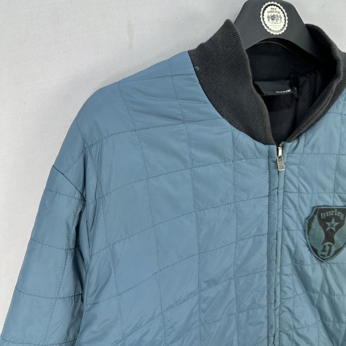 Hurley Vintage Hurley Checkeboard Puffer Zipper Jacket Size US L / EU 52-54 / 3 - 2 Thumbnail