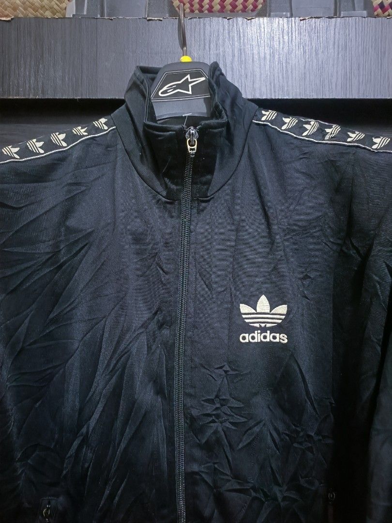 Adidas 90s Adidas Trefoil Side Stripe Track Jacket S Size US S / EU 44-46 / 1 - 2 Thumbnail