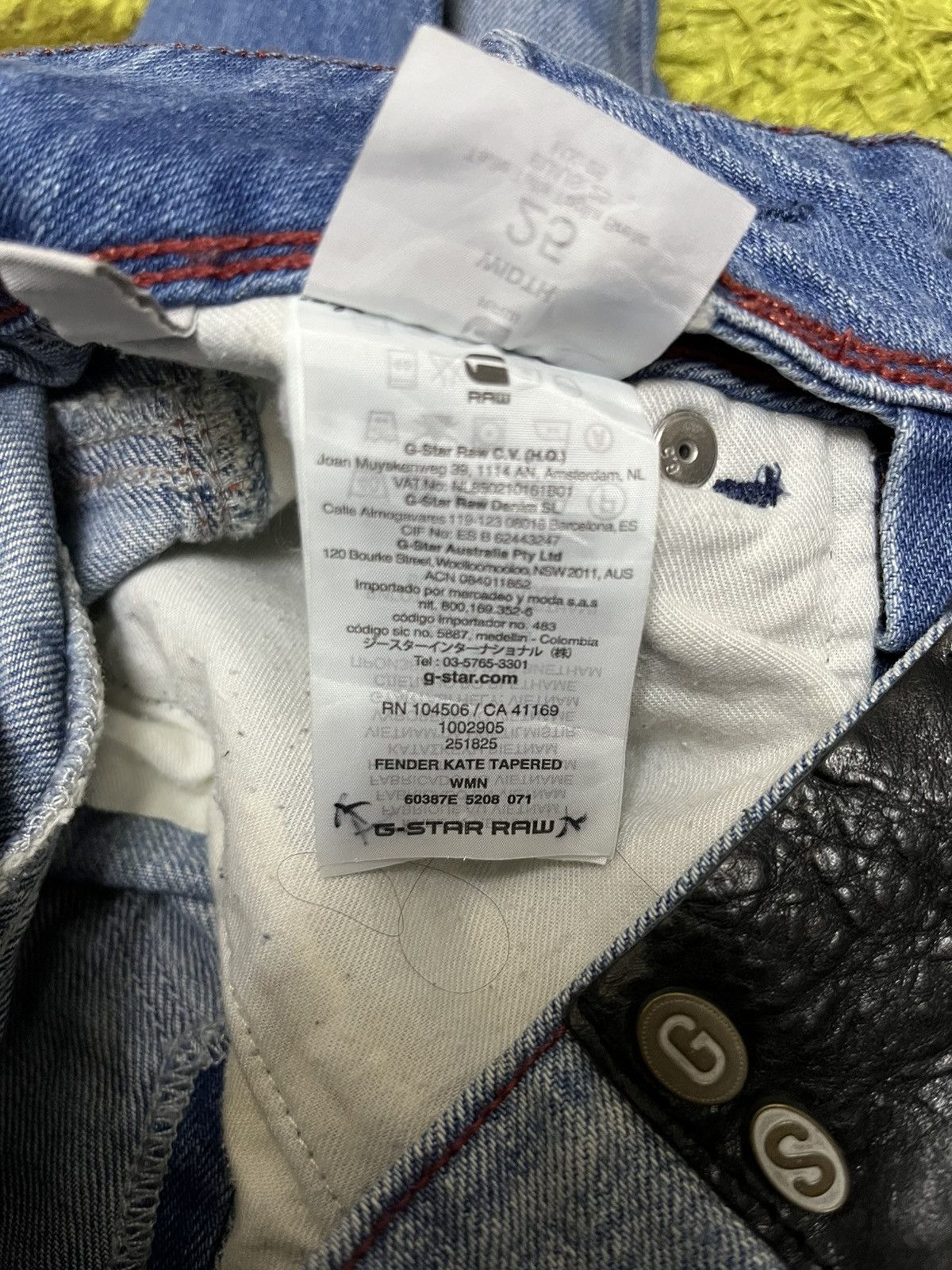 G-Star Gstar Gs 5204 Raw Denim Pant Size US 32 / EU 48 - 7 Thumbnail