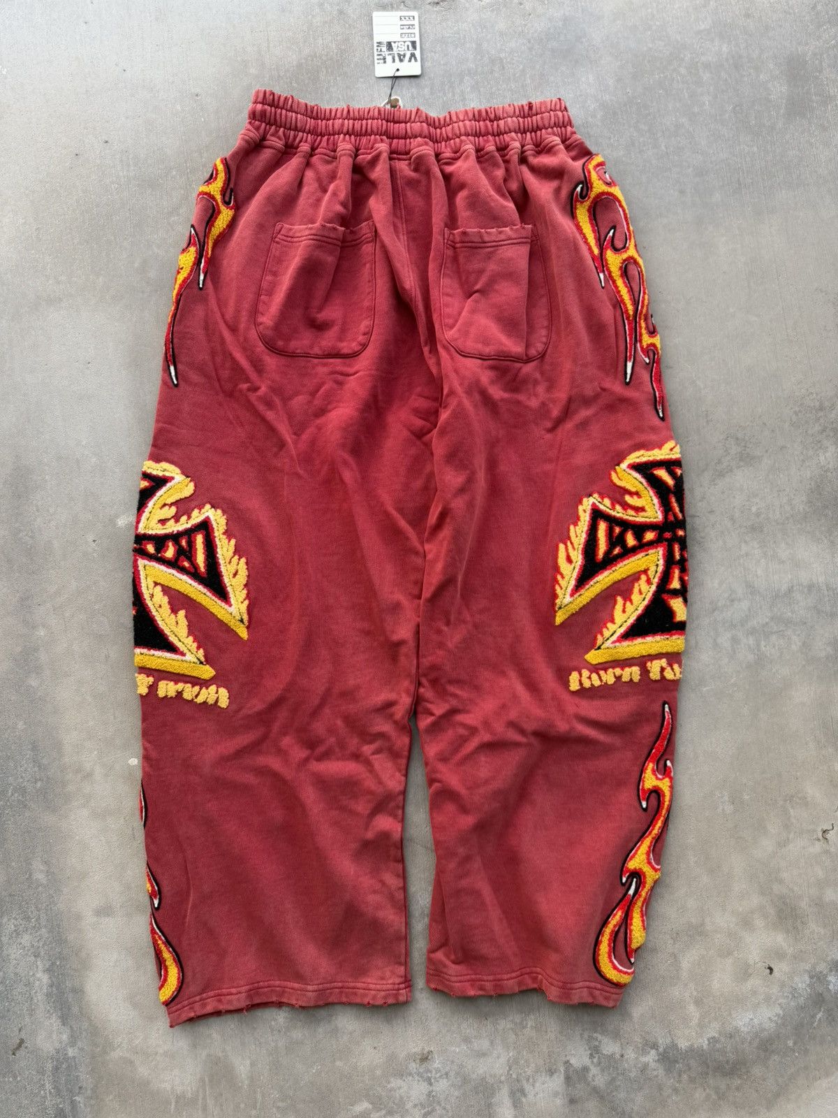 Vale Vale Forever La Flare Sweats – Red NWT Size Small Size US 30 / EU 46 - 5 Thumbnail