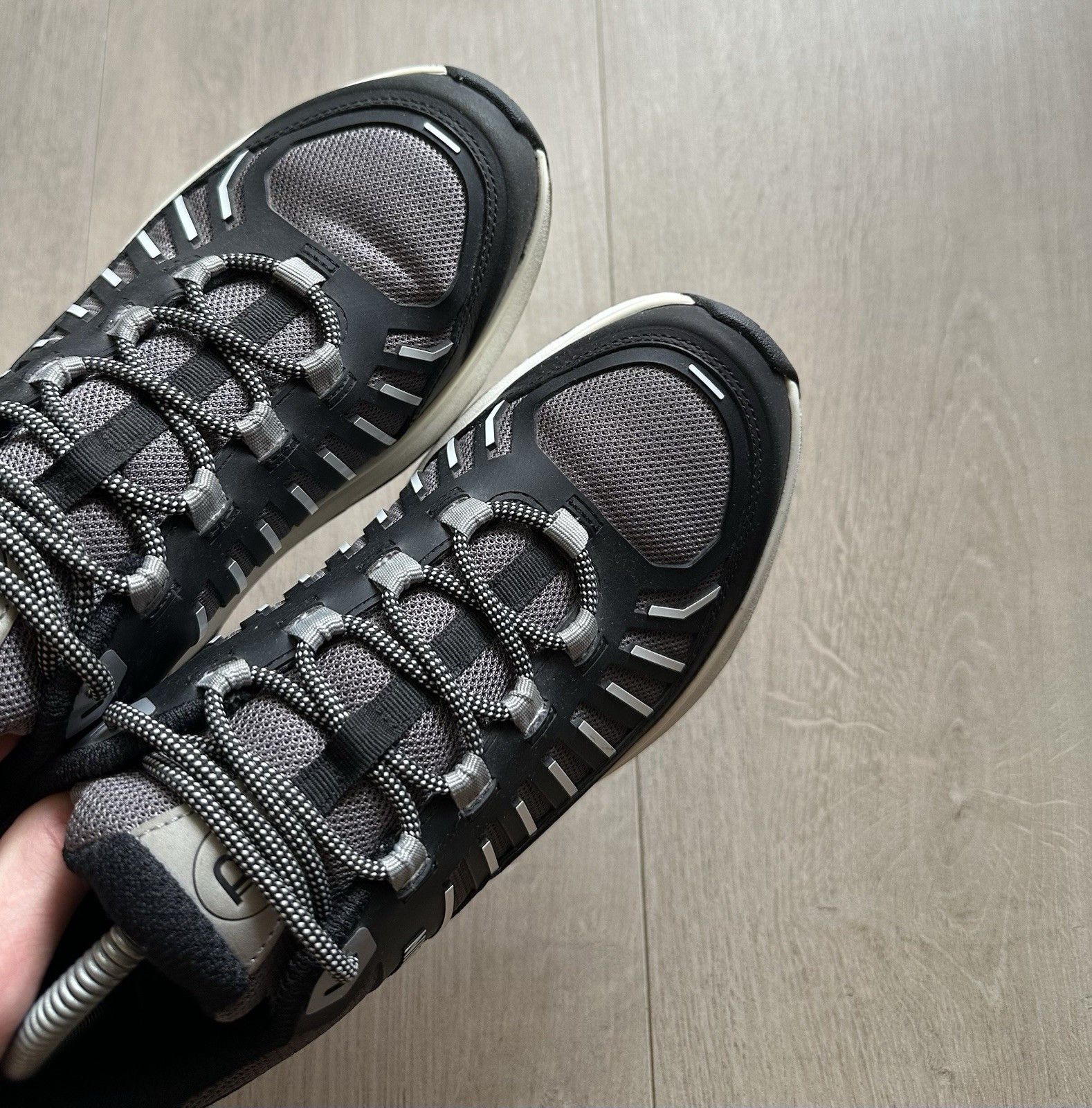 Balmain Balmain B-Trail Sneakers Black Gray Mens Shoes size 40 Size US 7.5 / EU 40-41 - 10 Thumbnail