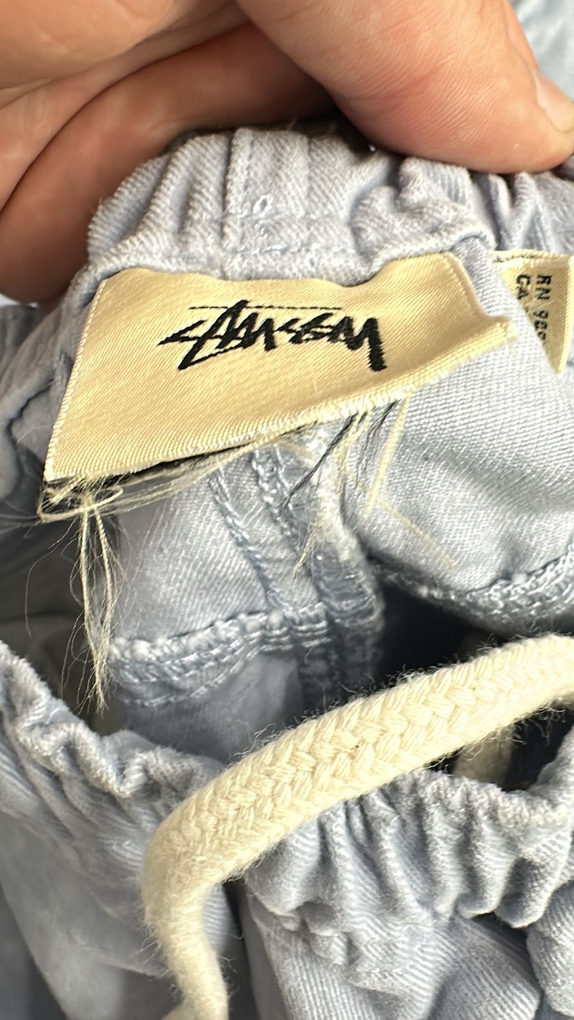 Stussy × Vintage Stüssy Brushed Beach Pant Blue Size Medium Size US 32 / EU 48 - 7 Thumbnail