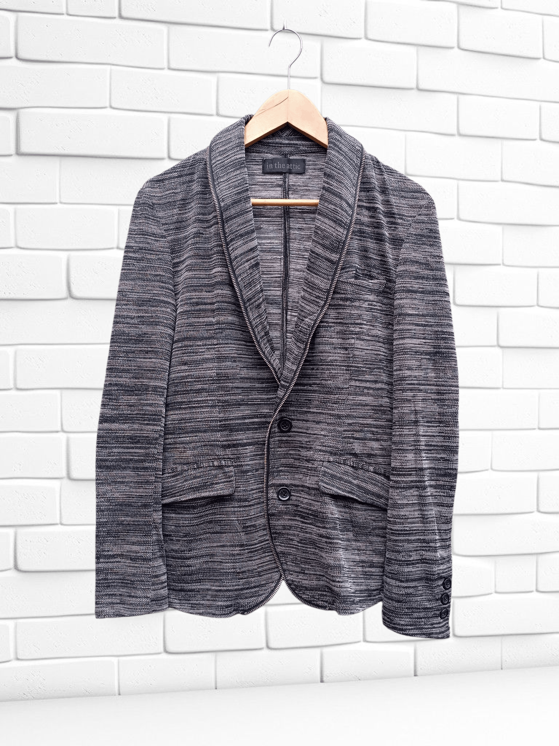 In The Attic In The Attic Tailored Blazer Workwear Gray Size US M / EU 48-50 / 2 - 1 Thumbnail