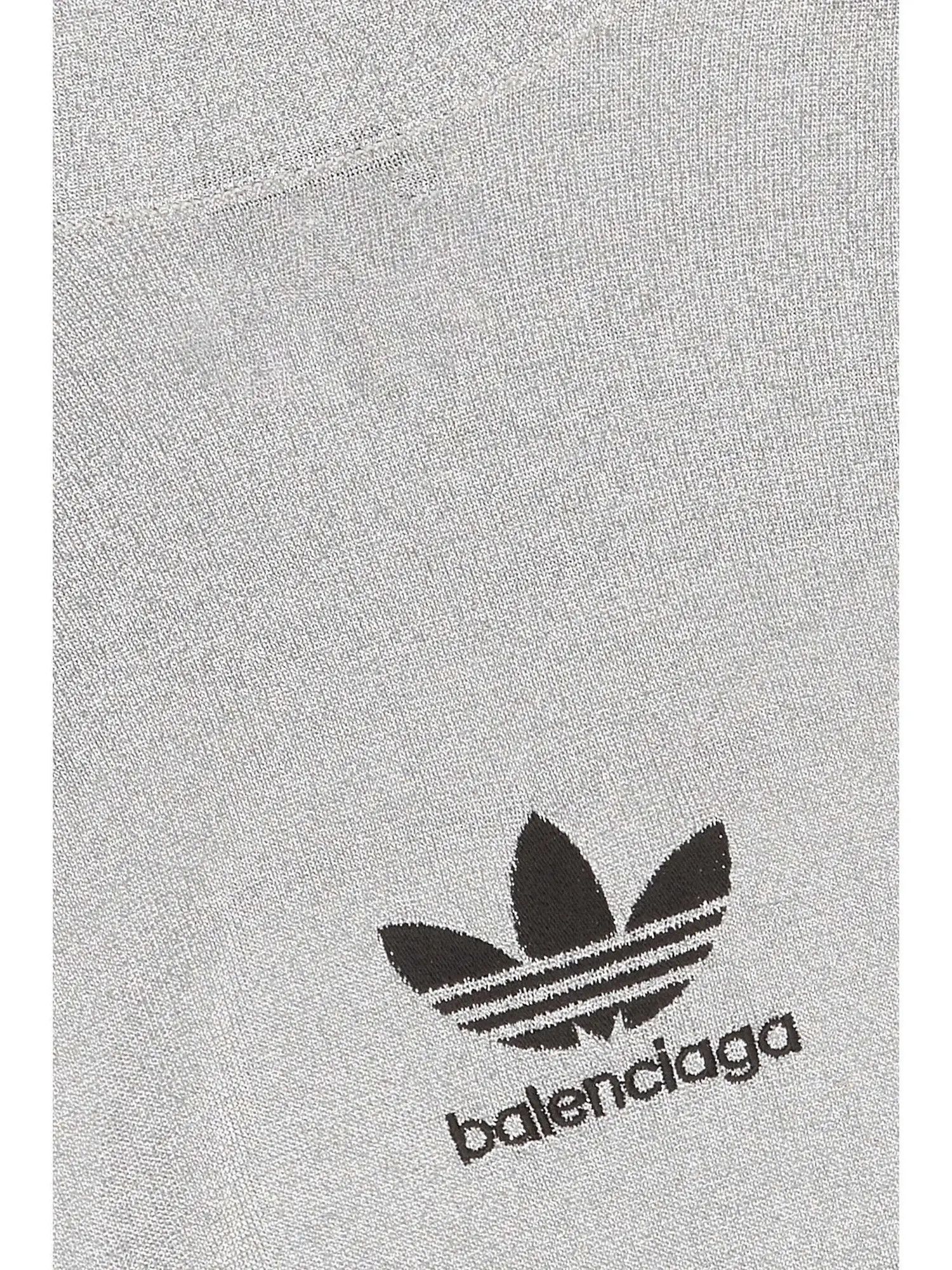 Adidas × Balenciaga o1w1db10824 Athletic Mock Neck in Silver Size S / US 4 / IT 40 - 4 Thumbnail