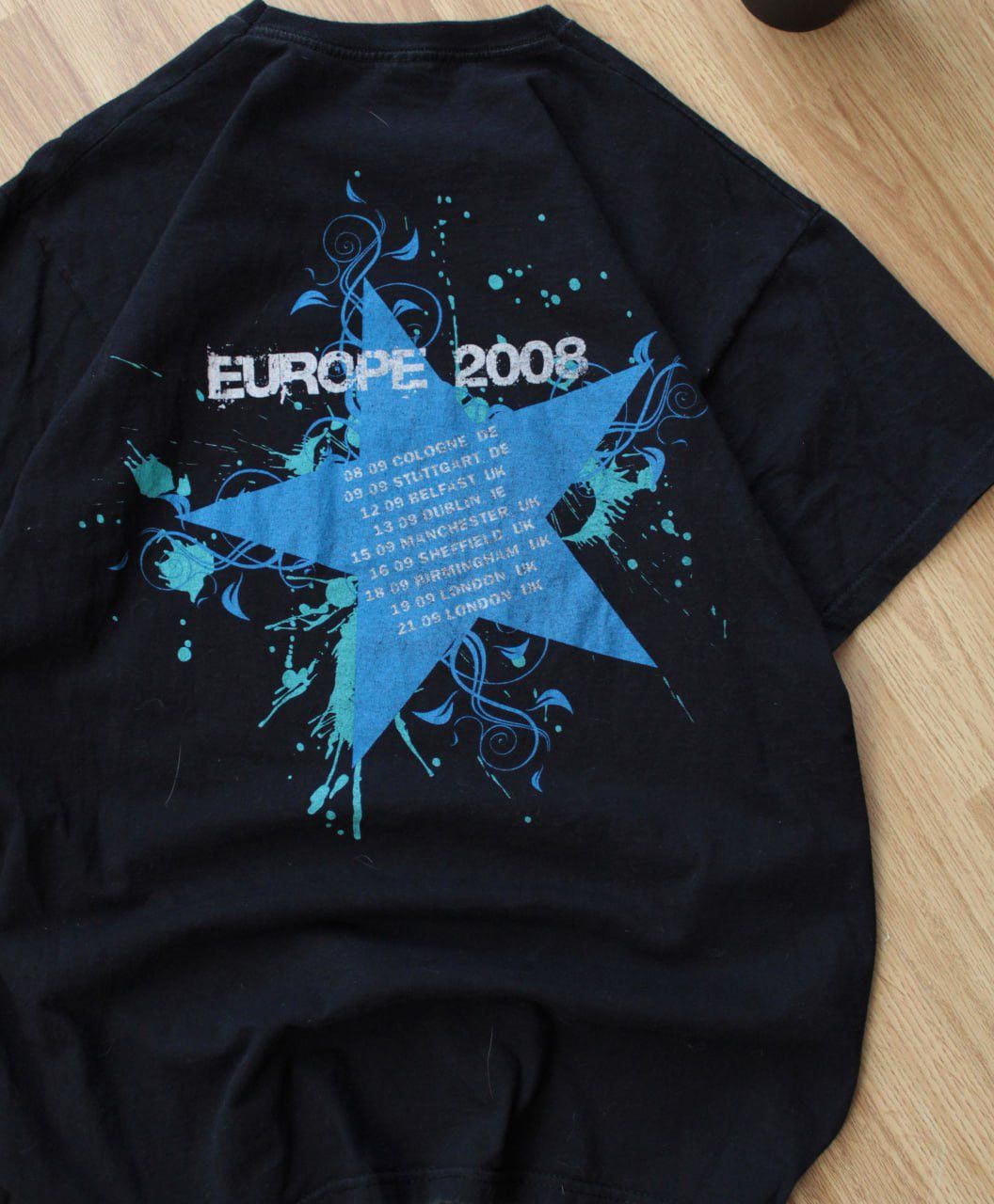 Band Tees 🔥 2008 Vintage Nickelback Europe Tour Band Tee Shirt Rare Size US L / EU 52-54 / 3 - 6 Thumbnail