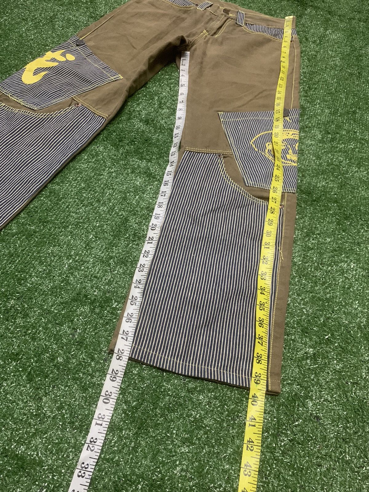 Japanese Brand EVISU HIKORY MULTIPOKET Pants Size US 30 / EU 46 - 13 Thumbnail