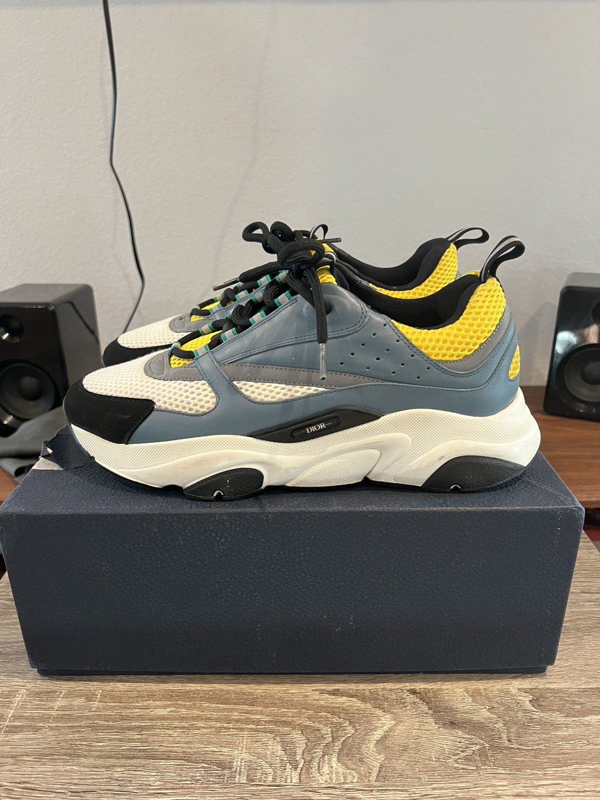 Dior Dior B22 Yellow/Teal Size US 11 / EU 44 - 2 Thumbnail