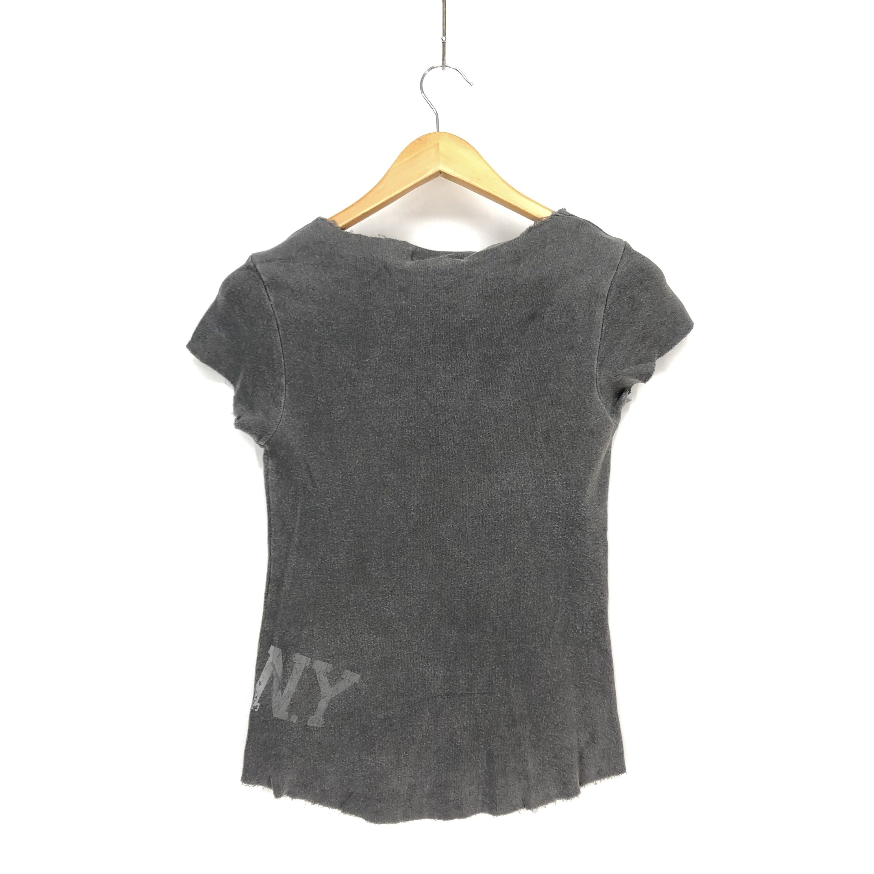 Jil Stuart JIL STUART Faded Black T Shirt #1066-37 Size XS / US 0-2 / IT 36-38 - 5 Thumbnail