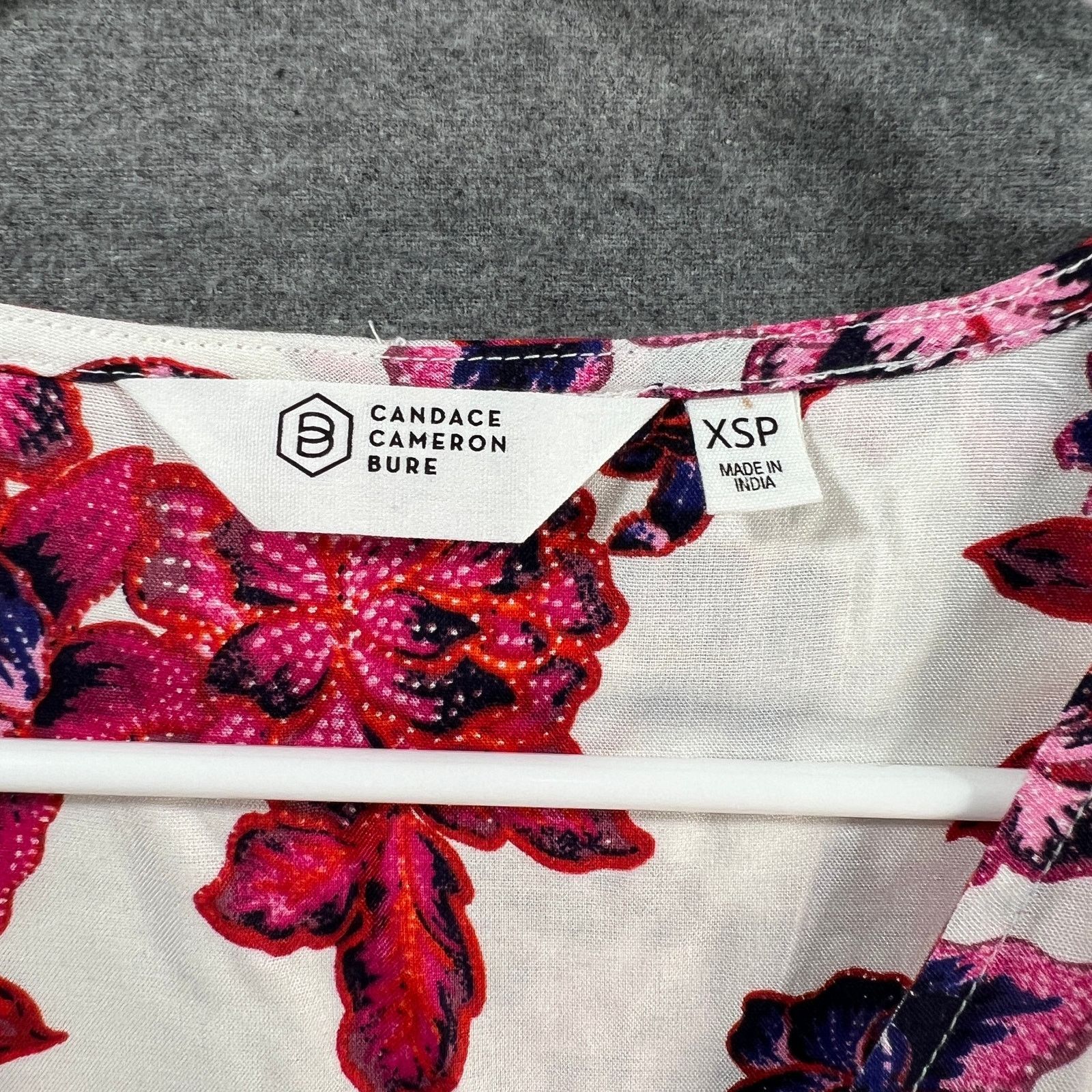 Other Candace Cameron Bure Petite Printed Button-Front Size XS / US 0-2 / IT 36-38 - 3 Thumbnail
