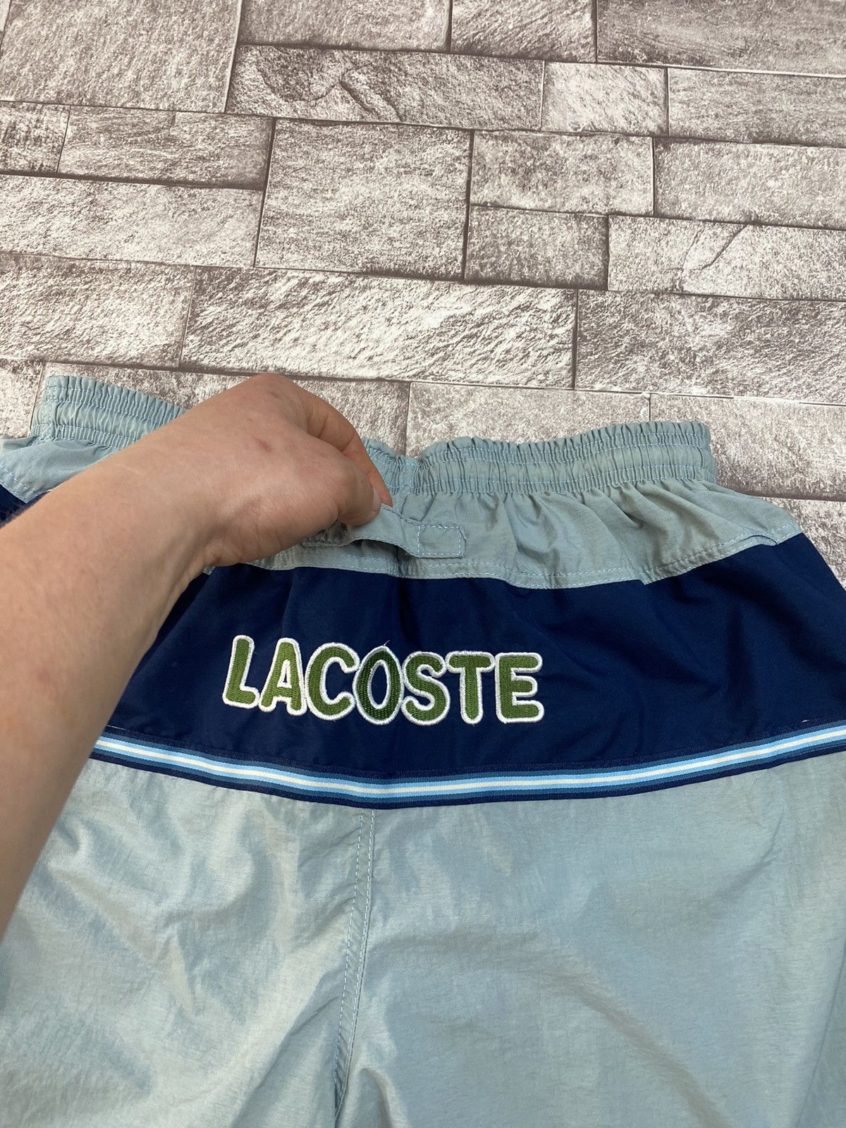 Lacoste × Vintage Rare Hype Vintage Lacoste Shorts Size US 32 / EU 48 - 19 Thumbnail