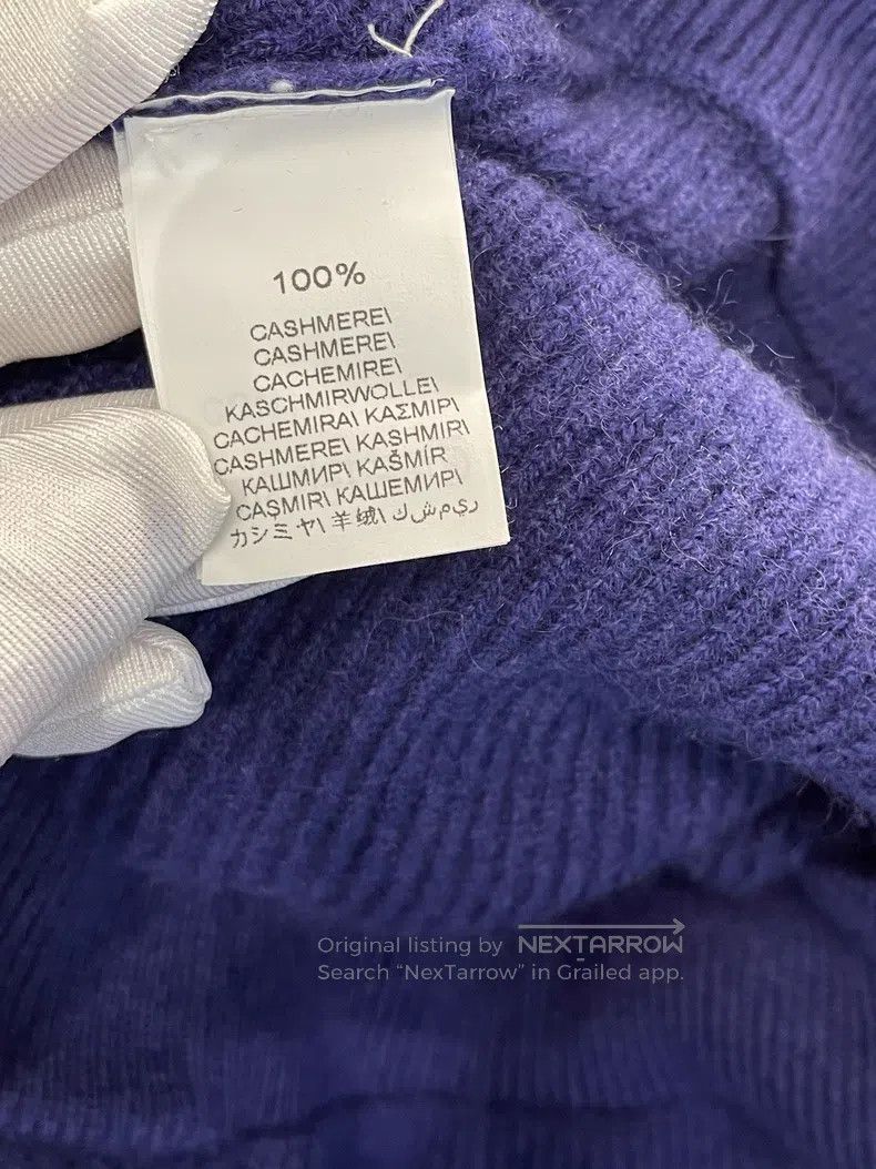 Brunello Cucinelli Brunello Cucinelli Blue Cashmere Sweater Size S / US 4 / IT 40 - 6 Thumbnail