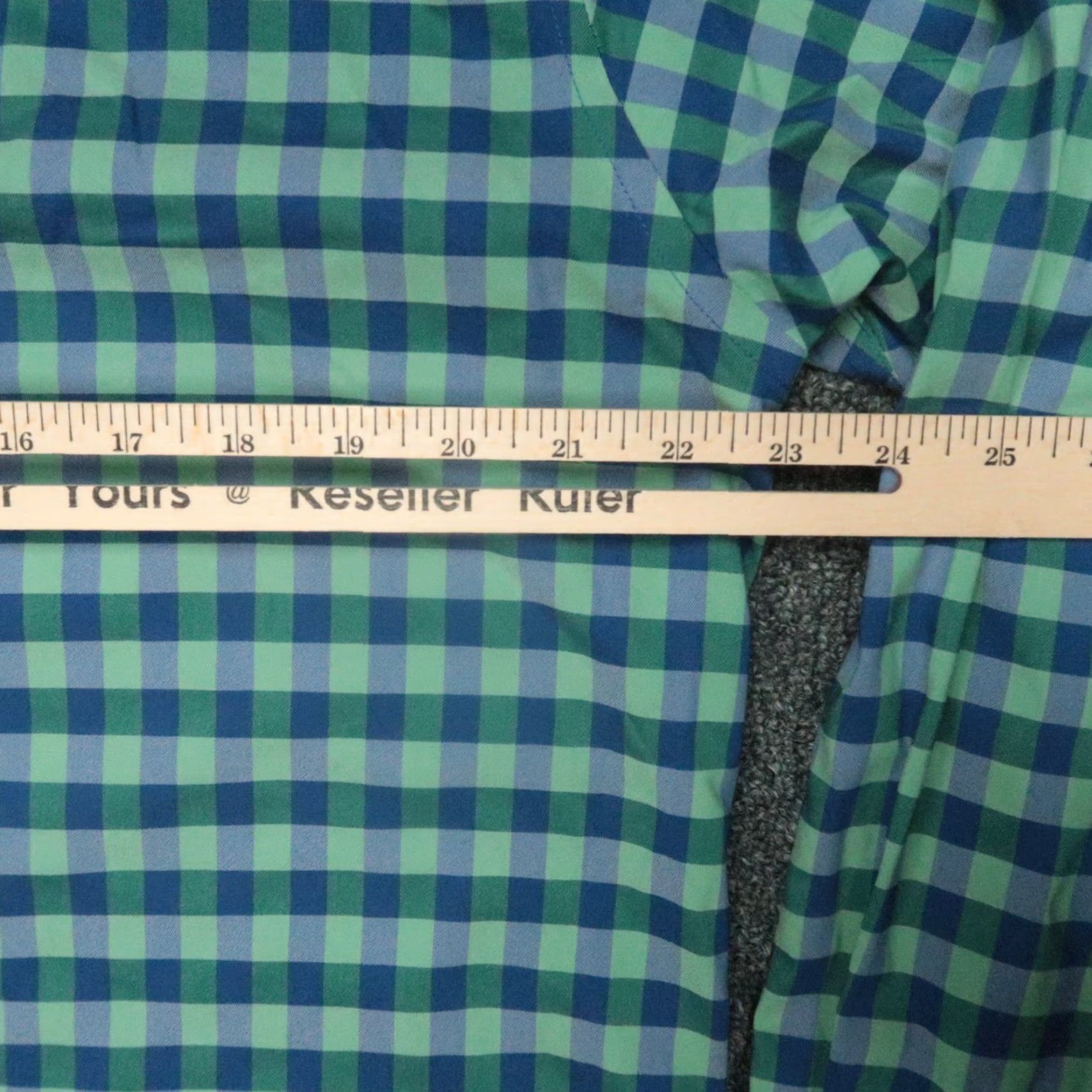Vintage Twillory Shirt Mens Large 16.5 Blue Gingham Long Sleeve Dress Shirt Casual Workwear Business Formal Comfort Size US L / EU 52-54 / 3 - 6 Thumbnail