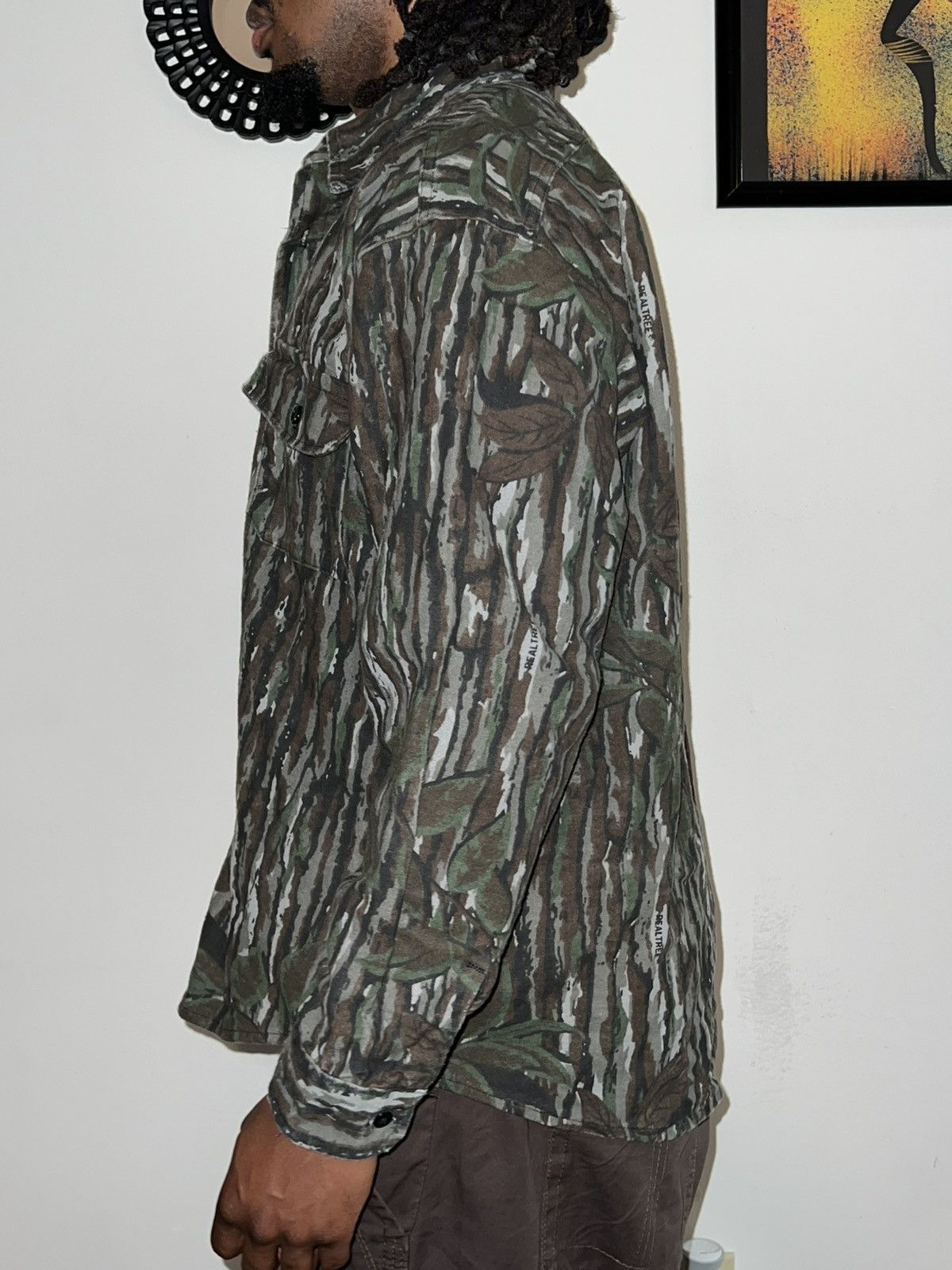 Realtree Vintage Real Tree Camo Jacket Shirt Deerskin Size US XL / EU 56 / 4 - 4 Thumbnail