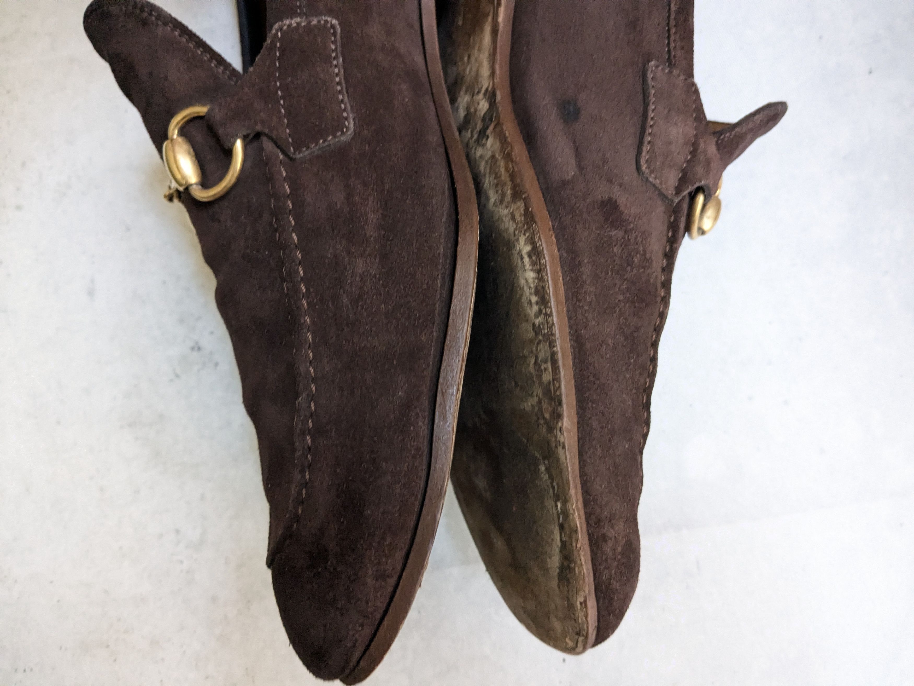 Gucci Gucci Horsebit Loafers Brown Suede 10.5 Size US 10.5 / EU 43-44 - 10 Thumbnail