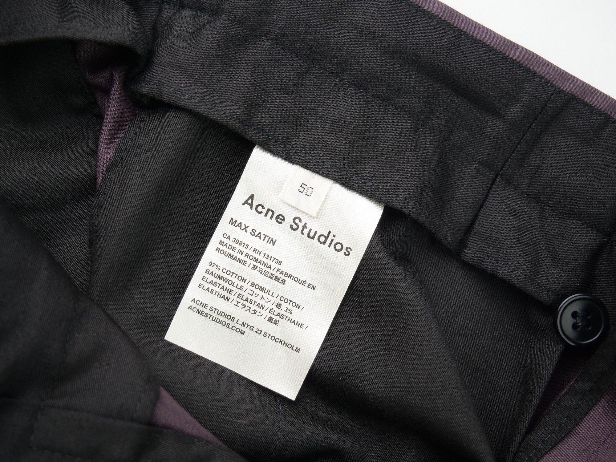 Acne Studios Acne Studios Max Satin pants Size US 34 / EU 50 - 4 Thumbnail