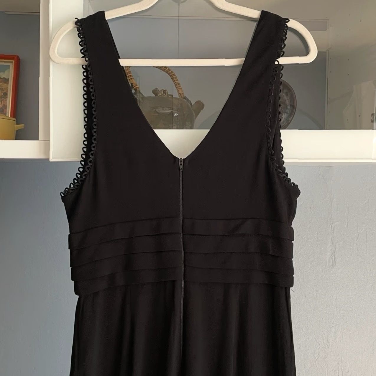 Vintage VINTAGE Stone Cold Fox Jumpsuit Black Flared Leg Sleeveless Size 2 Women Casual Party/Cocktail Travel Size 26" / US 2 / IT 38 - 3 Thumbnail