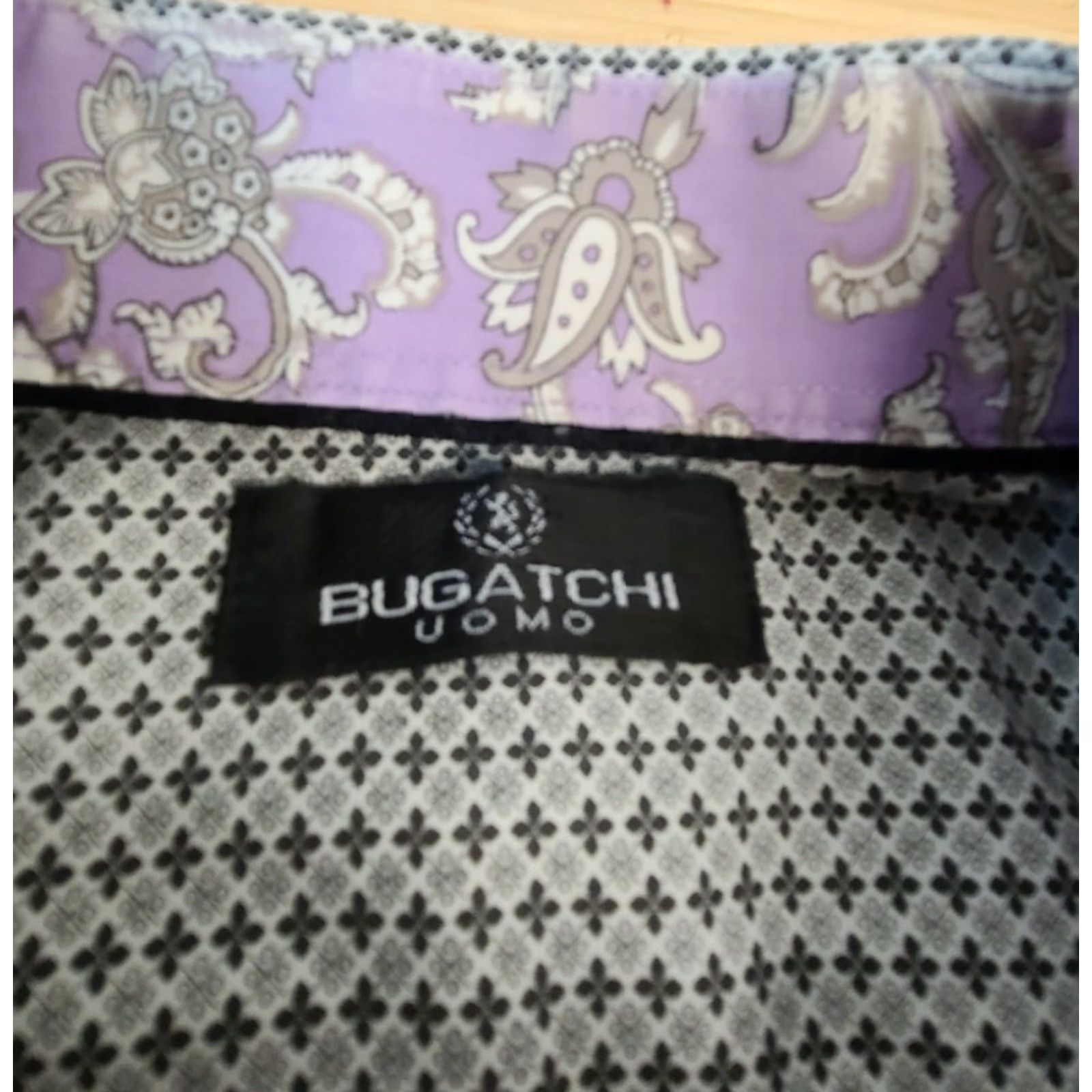 BUGATCHI Bugatchi Uomo Button-Up Shirt Mens Long Sleeve Casual Medium Multicolor Cotton Button-Down Collar Size US M / EU 48-50 / 2 - 2 Thumbnail