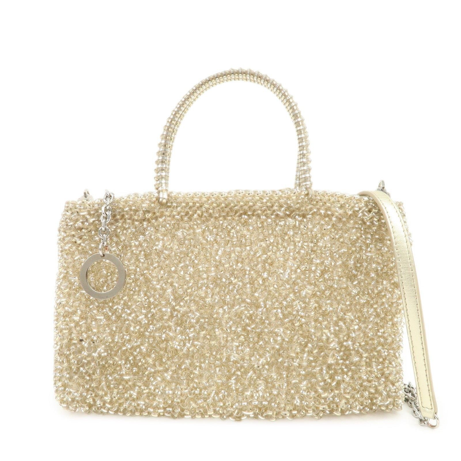 ANTEPRIMA Anteprima Wire Bag PVC Shoulder Gold Size ONE SIZE - 1 Thumbnail