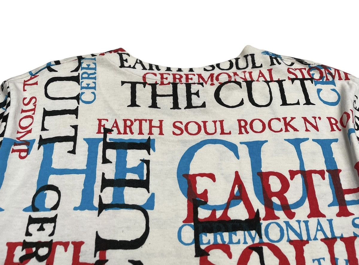 Band Tees × Vintage Rare Vintage Rock Band The Cult Full Print T-shirt 1990s Size US M / EU 48-50 / 2 - 4 Thumbnail