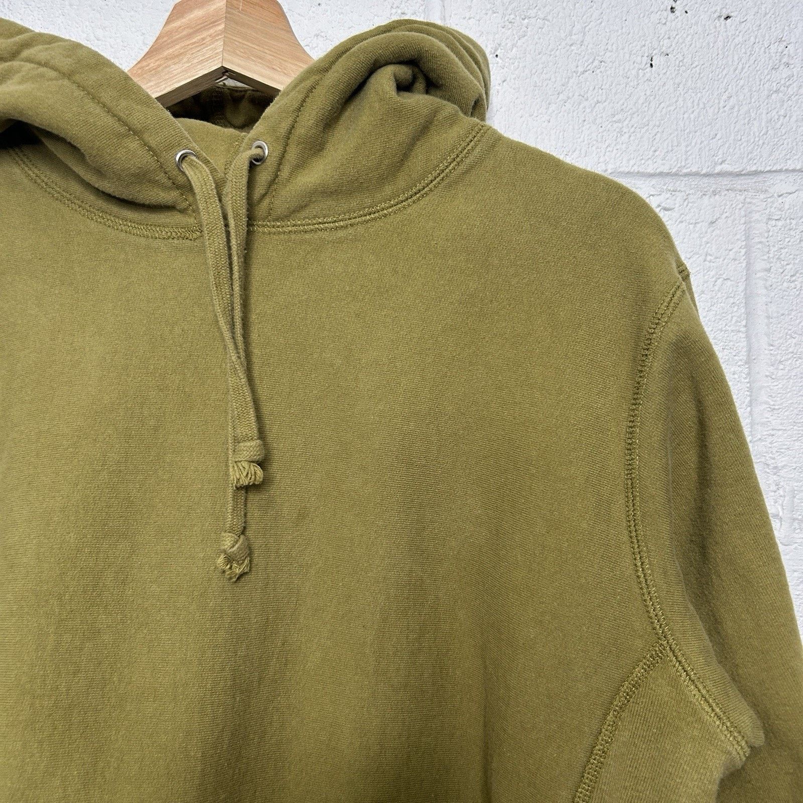 Supreme Supreme Paneled Arc Sleeve Hooded Sweatshirt “Olive” SS17 Size US M / EU 48-50 / 2 - 5 Thumbnail