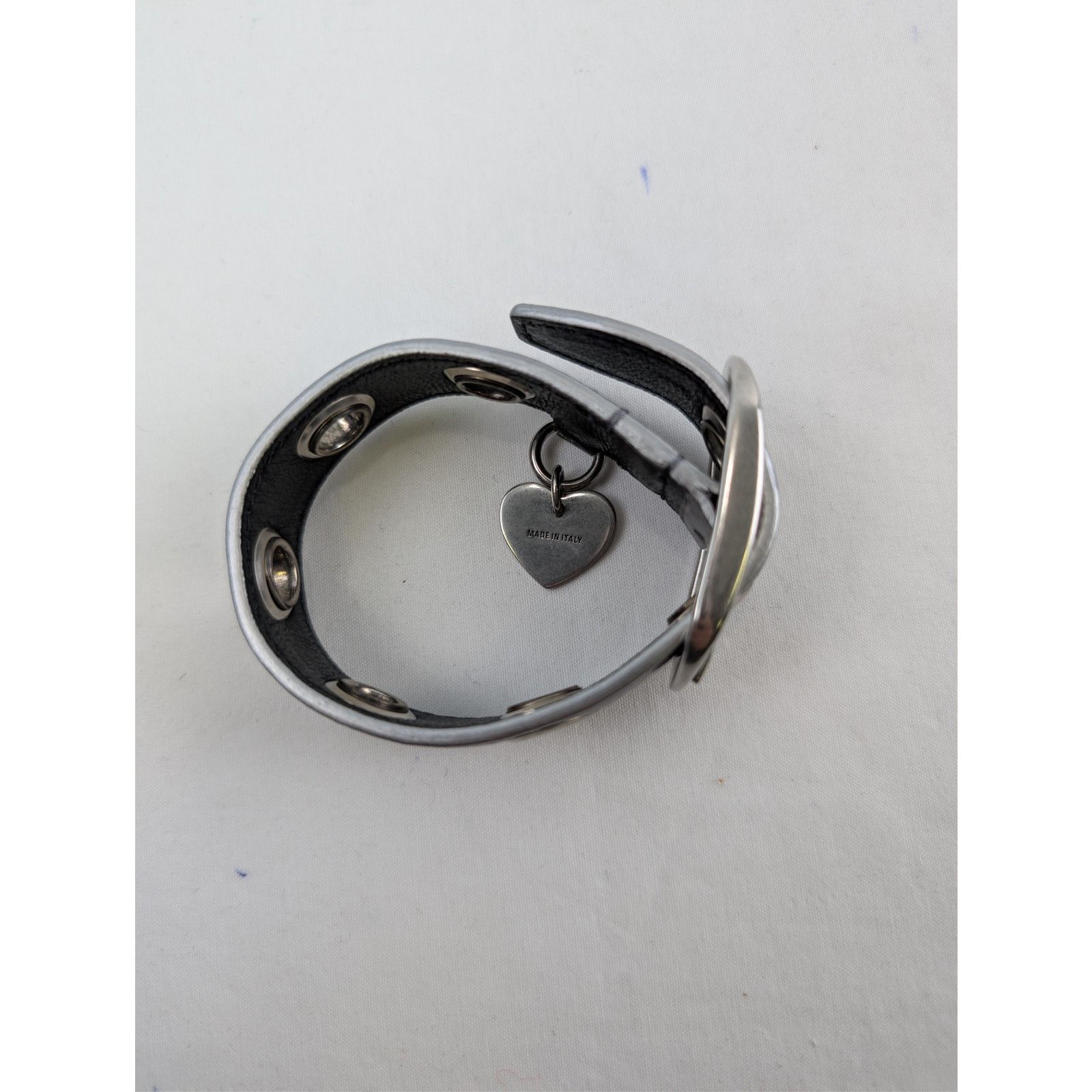 Balenciaga o1rshd1 Q:2 / Size: S / Le Cagole Bracelet in Silver Size ONE SIZE - 8 Thumbnail