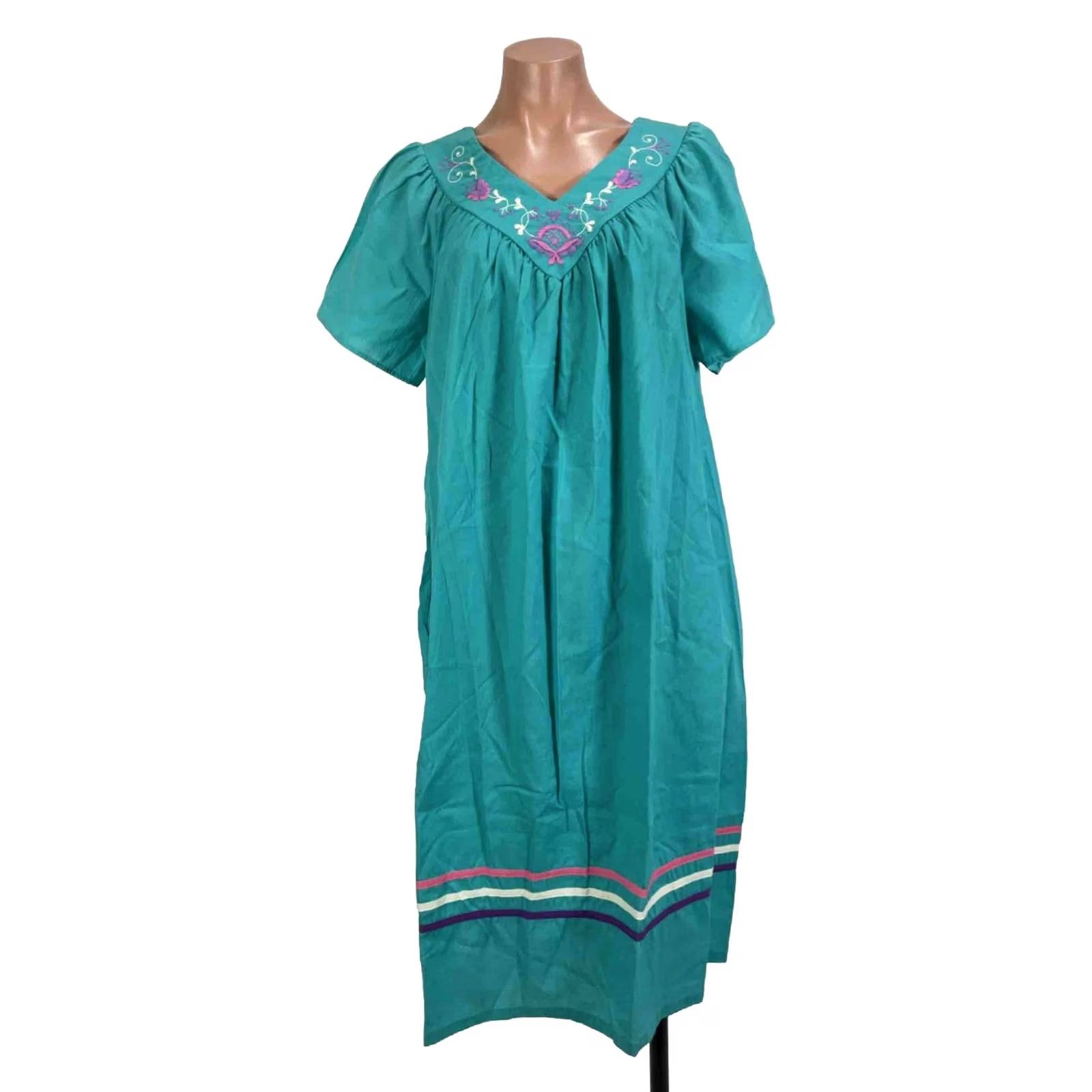 Altea VINTAGE Apostrophe Shirt Kaftan Dress XS? Size XL / US 12-14 / IT 48-50 - 2 Thumbnail