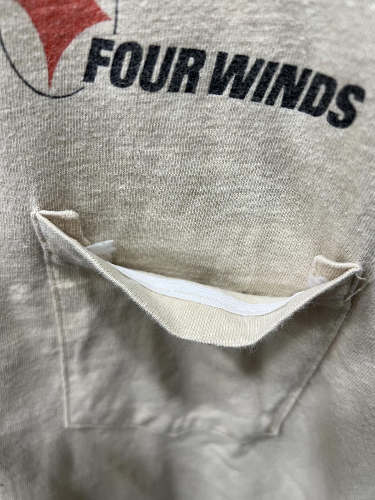 Anvil 60/70s Four Winds Selvedge Pocket Tee Size US S / EU 44-46 / 1 - 2 Thumbnail