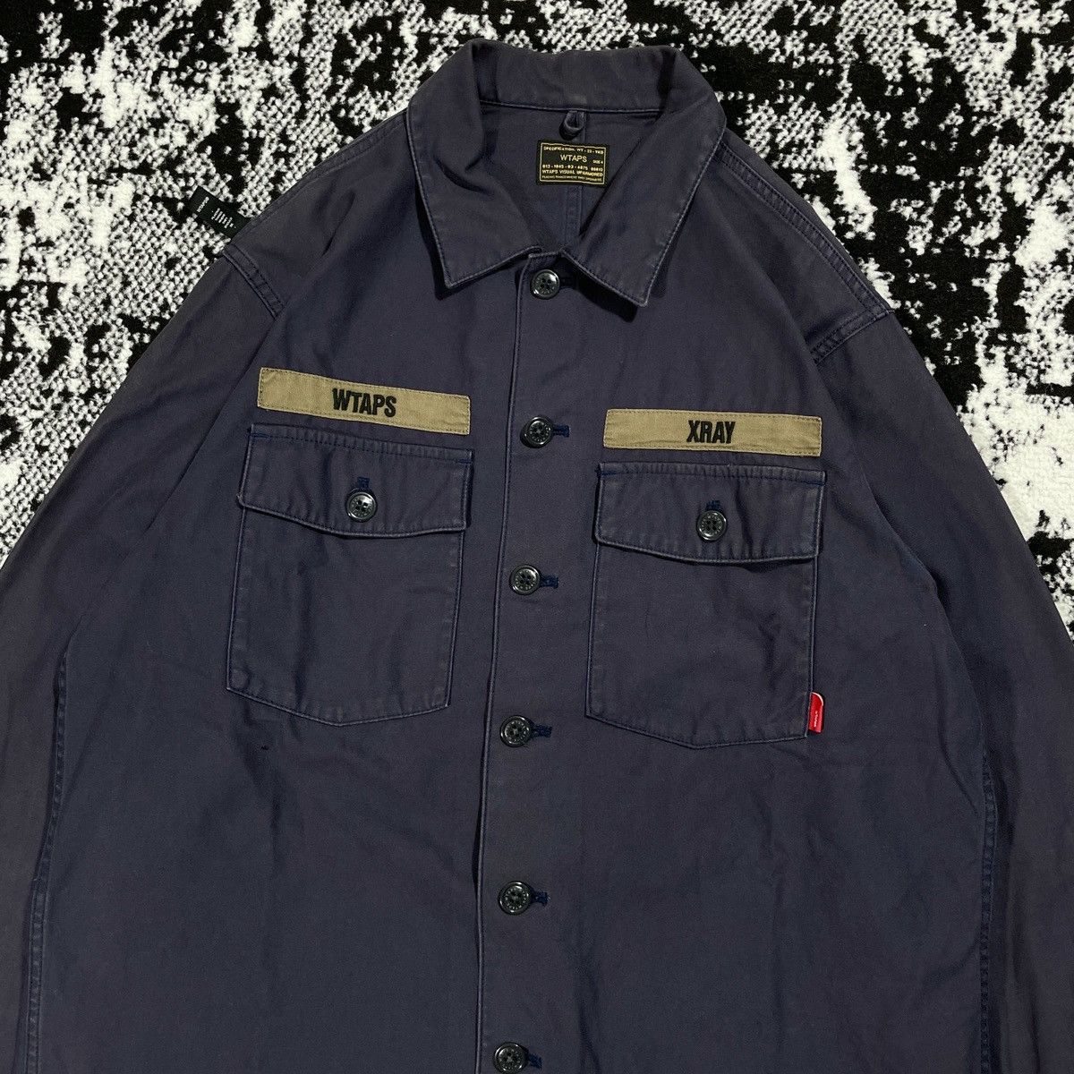 Wtaps WTAPS BUDS L/S SHIRT COTTON SATIN 2015 XRAY | Grailed