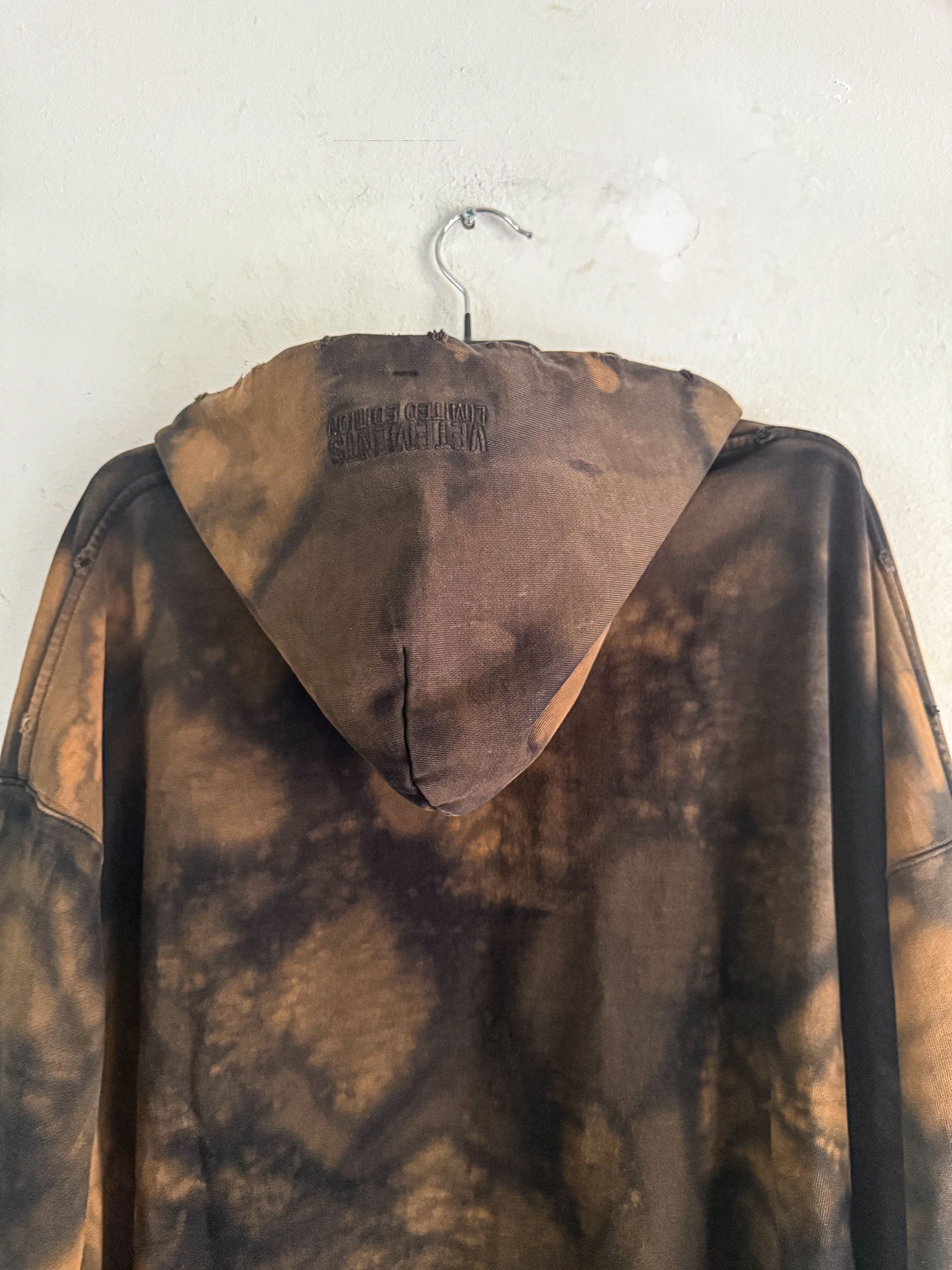 Vetements Overbleached Cotton Hoodie Size US L / EU 52-54 / 3 - 8 Thumbnail