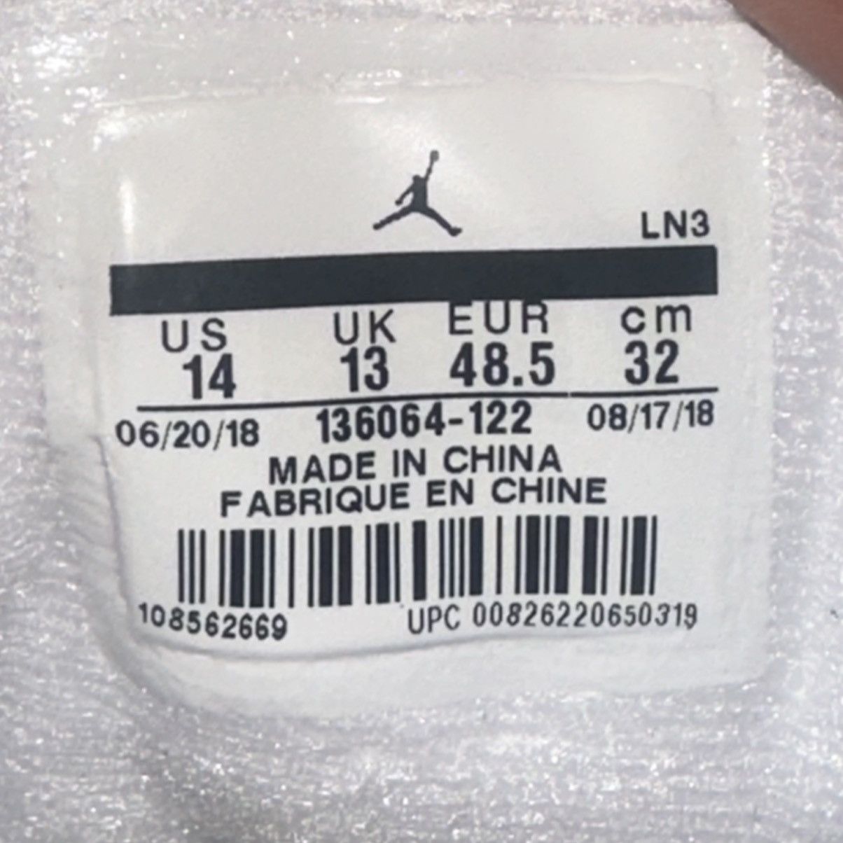 Jordan Brand × Nike Size 14 - Air Jordan 3 Retro 2018 Mocha - 136064-122 Size US 14 / EU 47 - 6 Thumbnail