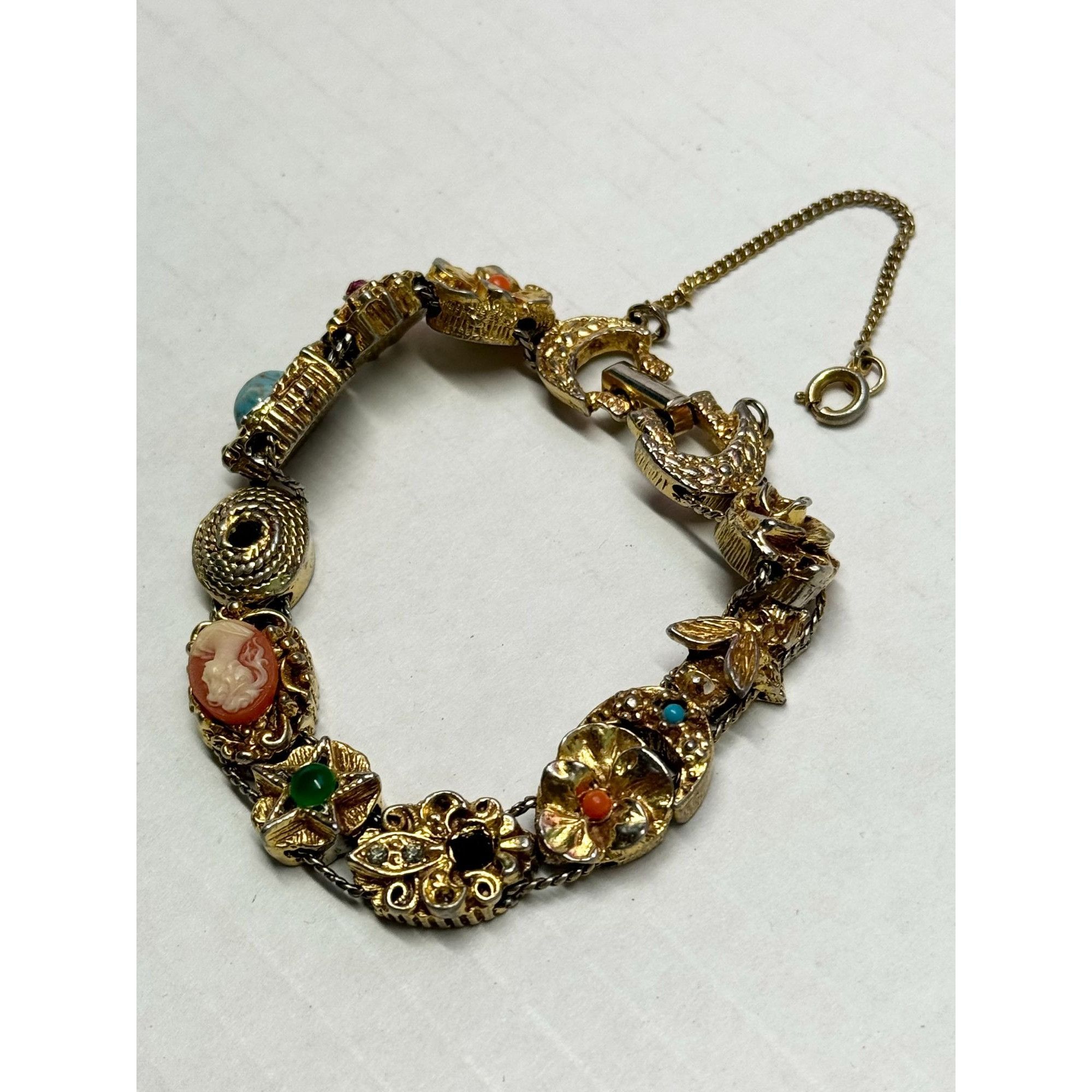 Vintage Vintage jeweled slide bracelet Size ONE SIZE - 4 Thumbnail