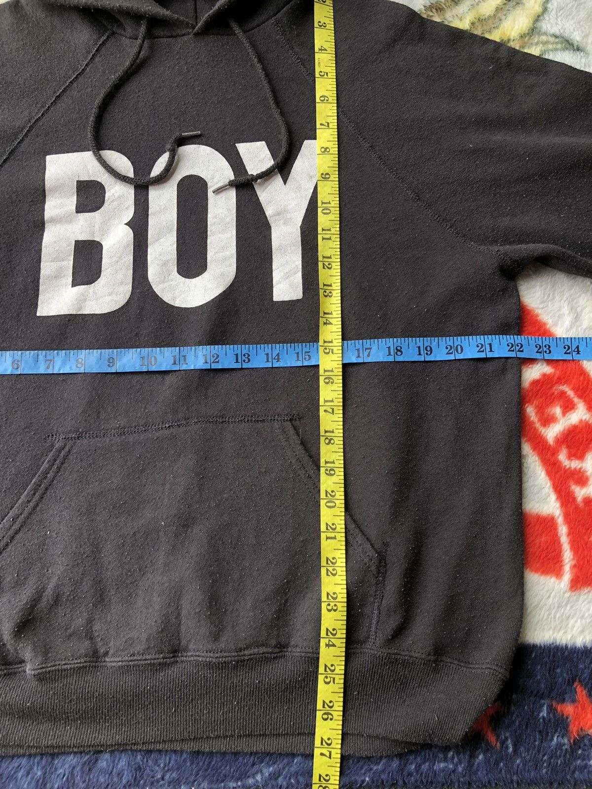 Boy London Vintage 90's Boy London Hoodie Size US L / EU 52-54 / 3 - 15 Thumbnail