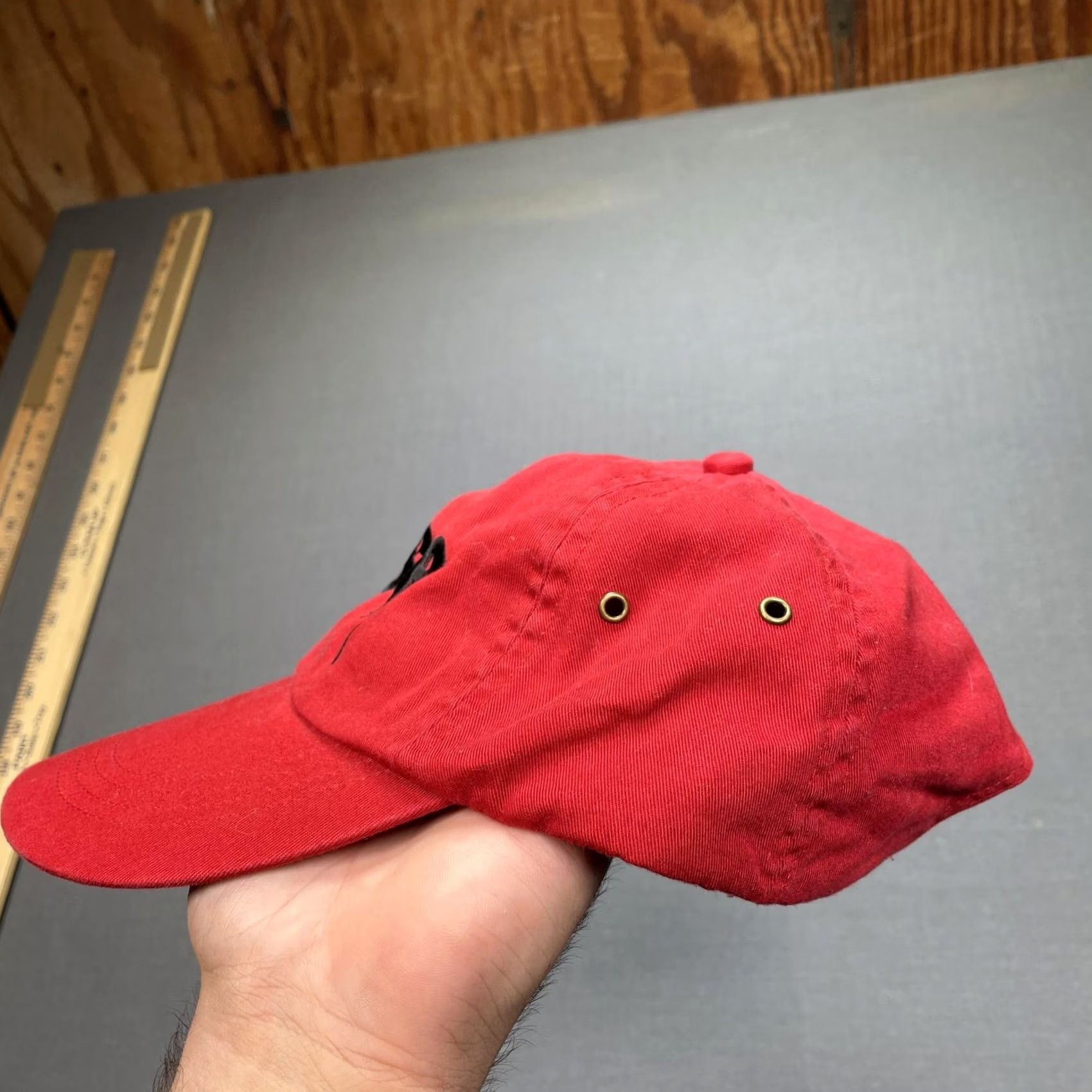 Logo 7 Fuse TV Hat Cap Strap Back Red Twill Drip Logo Music TV One Size Embroidered Mens Baseball Cap Adjustable Summer Casual Size ONE SIZE - 3 Thumbnail