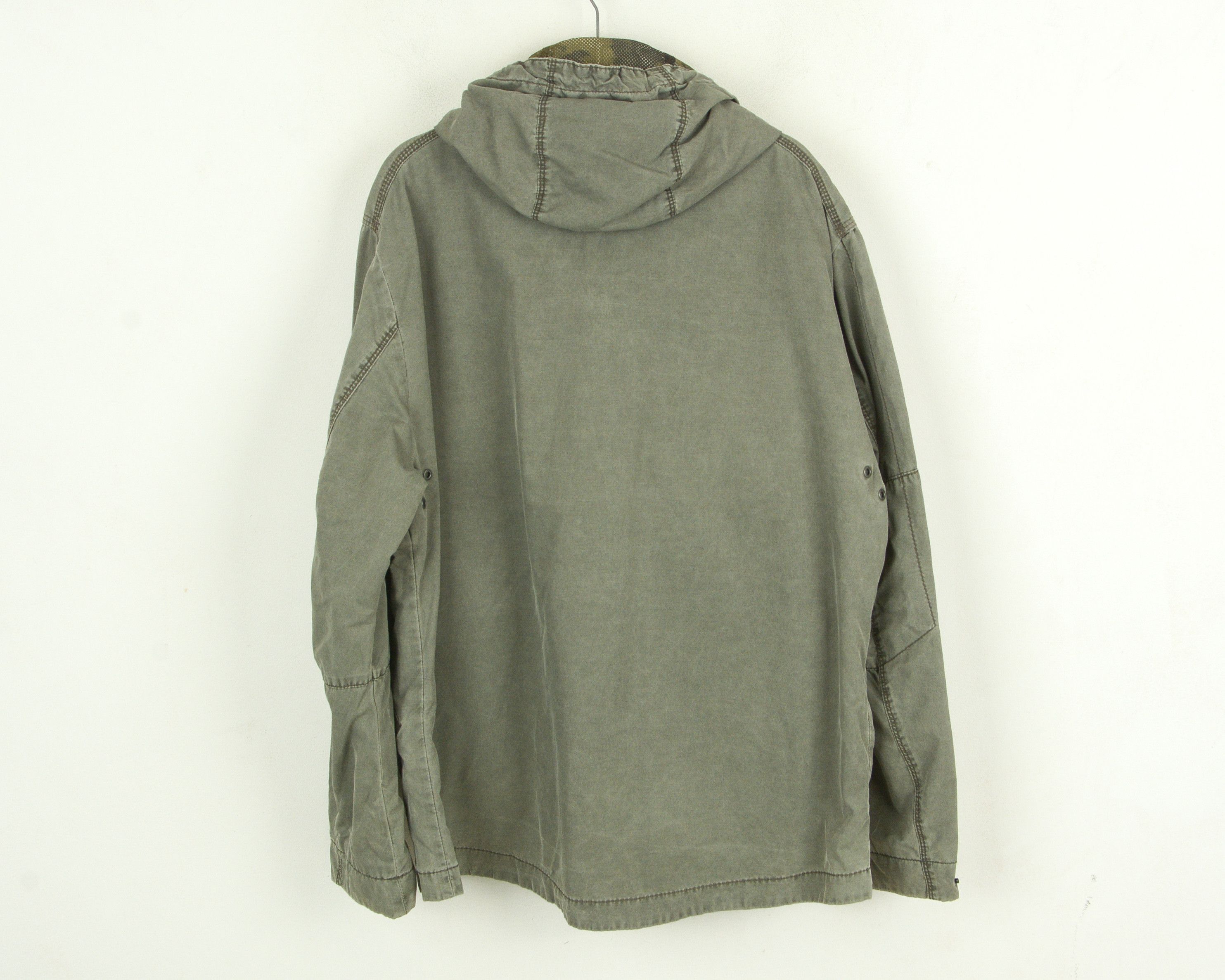camel active Men Field Jacket M Cotton Coat Washed Khaki Hooded Size US M / EU 48-50 / 2 - 8 Thumbnail