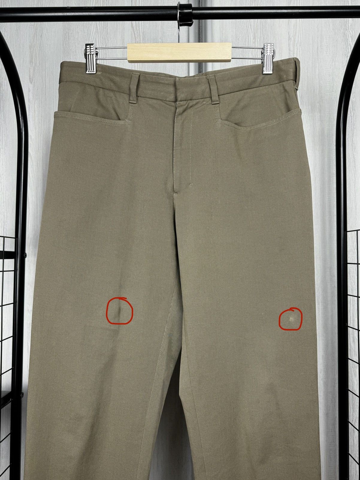 Prada Prada Milano Linea Rossa vintage khaki green chino pants Size US 32 / EU 48 - 11 Thumbnail