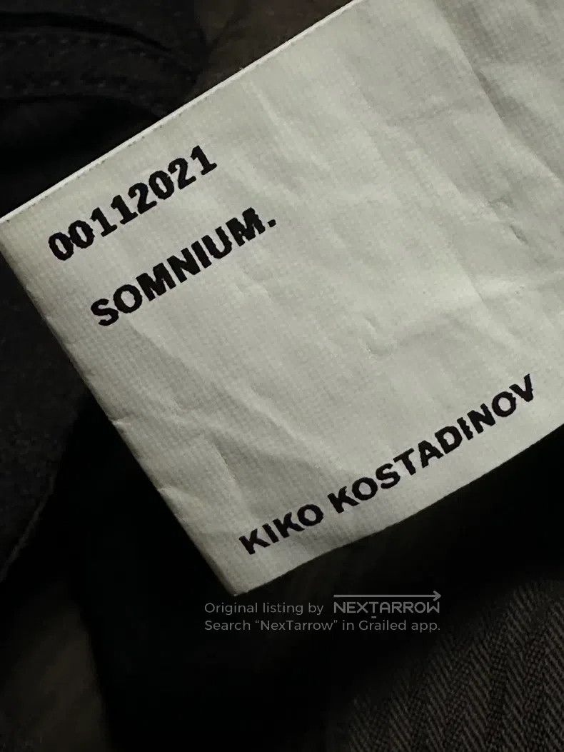 Kiko Kostadinov Kiko Kostadinov Dark patterned belt detachable vest/dungar Size US 30 / EU 46 - 5 Thumbnail